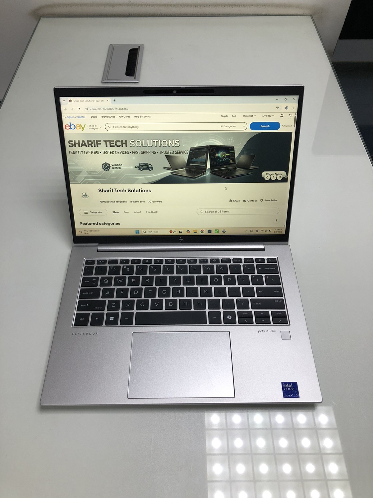 HP EliteBook 840 G11 Ultra 7 16GB RAM 512GB SSD Touchscreen IR Camera Win 11 Pro