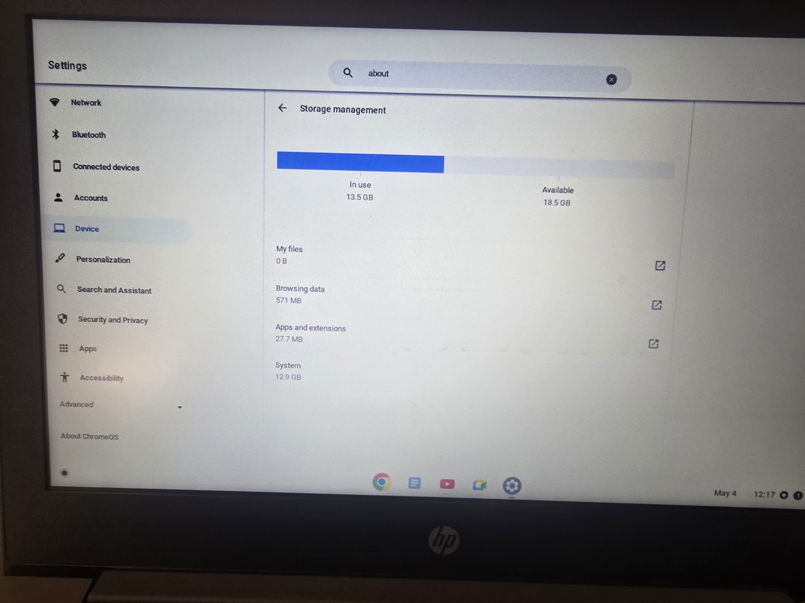 HP Chromebook 11A G8 EE 11.6″ Laptop AMD A4 32GB eMMC 4GB RAM Bag Chome