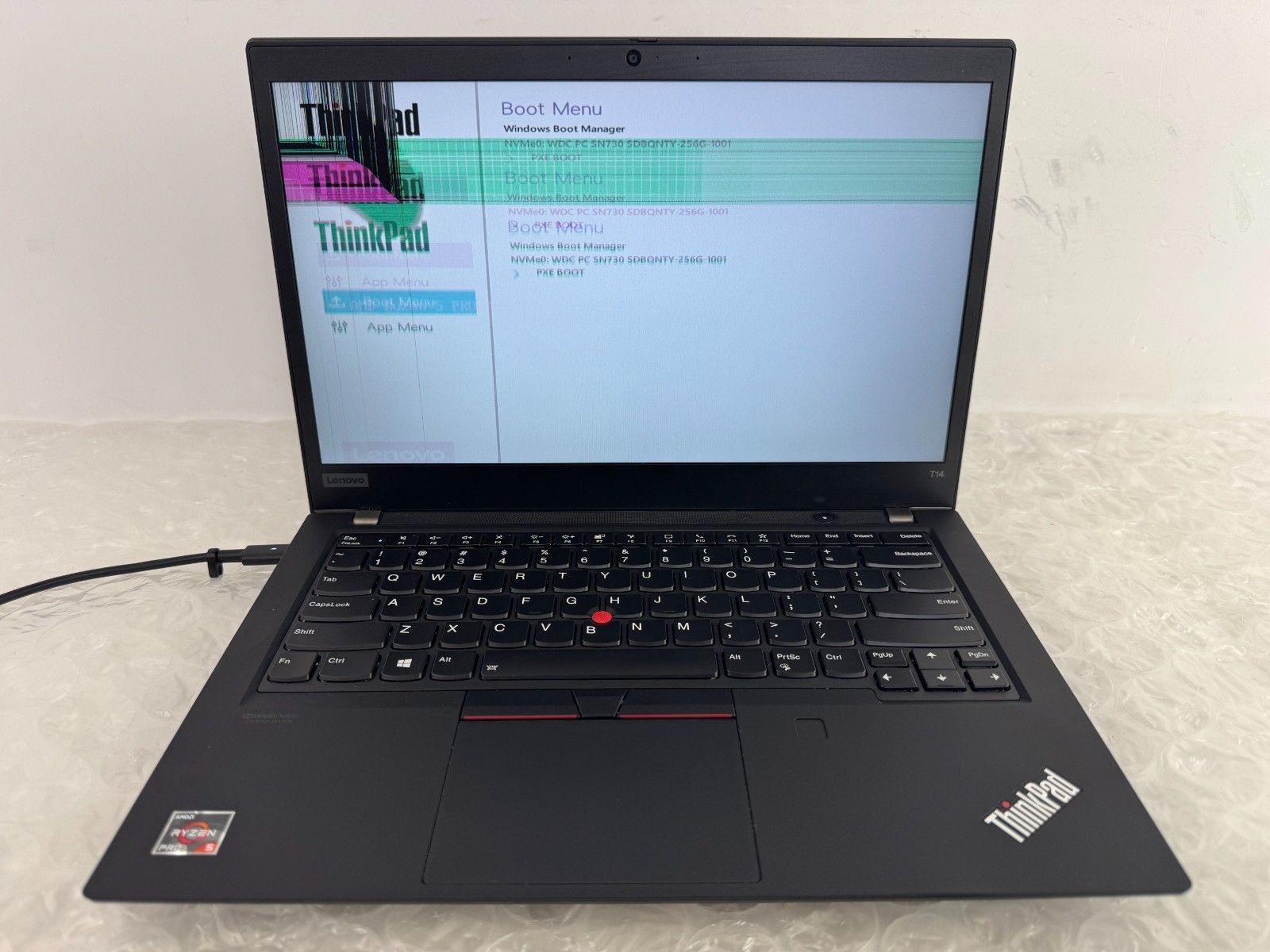 Lenovo Thinkpad T14 Gen 1 Ryzen 5 4650U 8GB No SSD/OS/AC Parts/Repair Laptop
