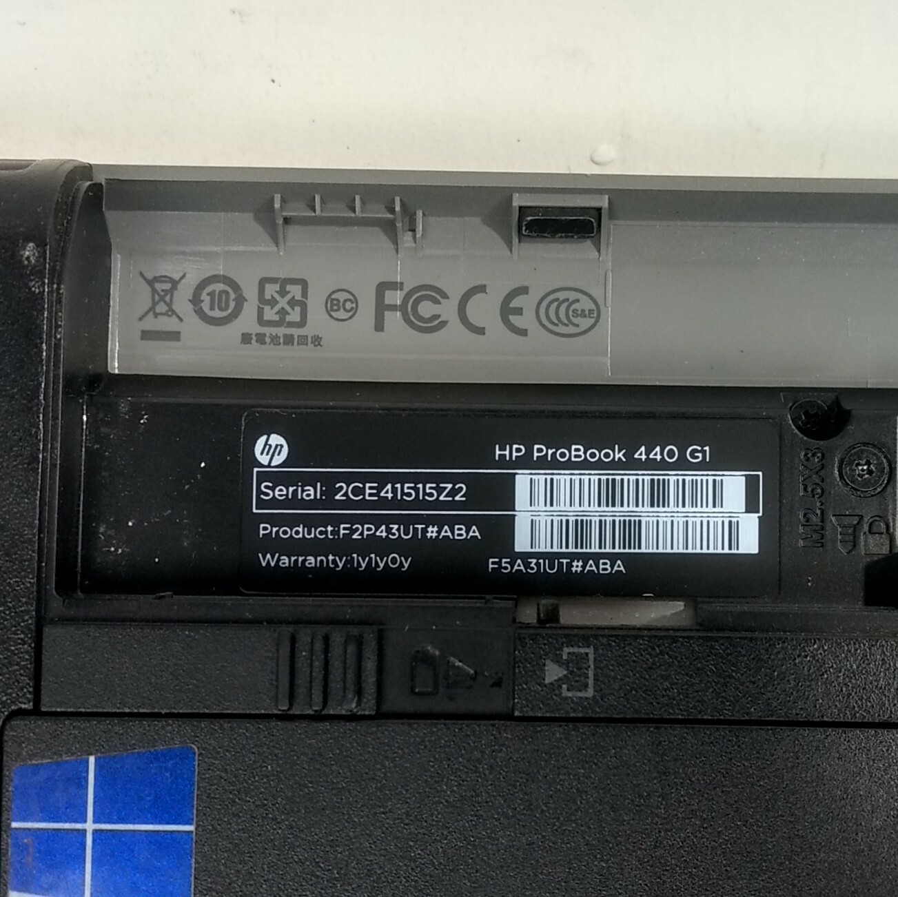 HP ProBook 440 G1 Intel Core i5-4200M @ 2.50GHz NO HDD, RAM -BOOT OK-