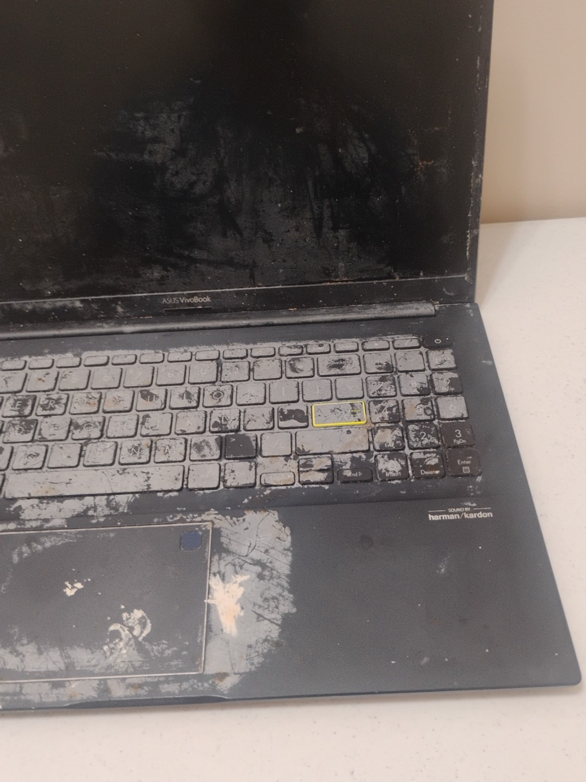 Asus VivoBook Model F513E &HP TPN-I106 Laptops. For Parts/Gold Recovery.