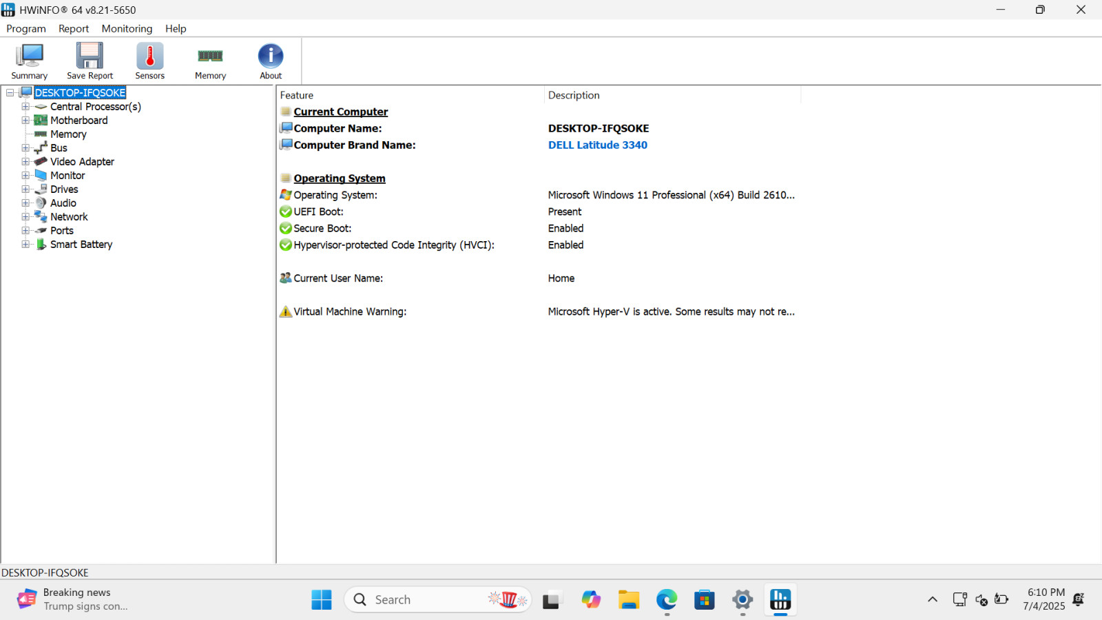 DELL Latitude 3340 Laptop, 13.3″ FHD, i5-1345U, 16GB, 256GB SSD *Please READ*