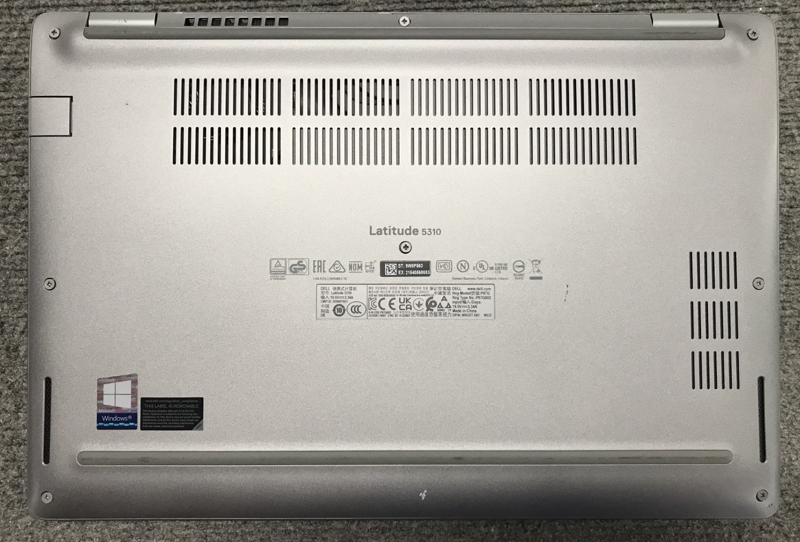 Dell Latitude 5310 13.3″ Laptop i5-10210U, No RAM/Storage, Boots to BIOS