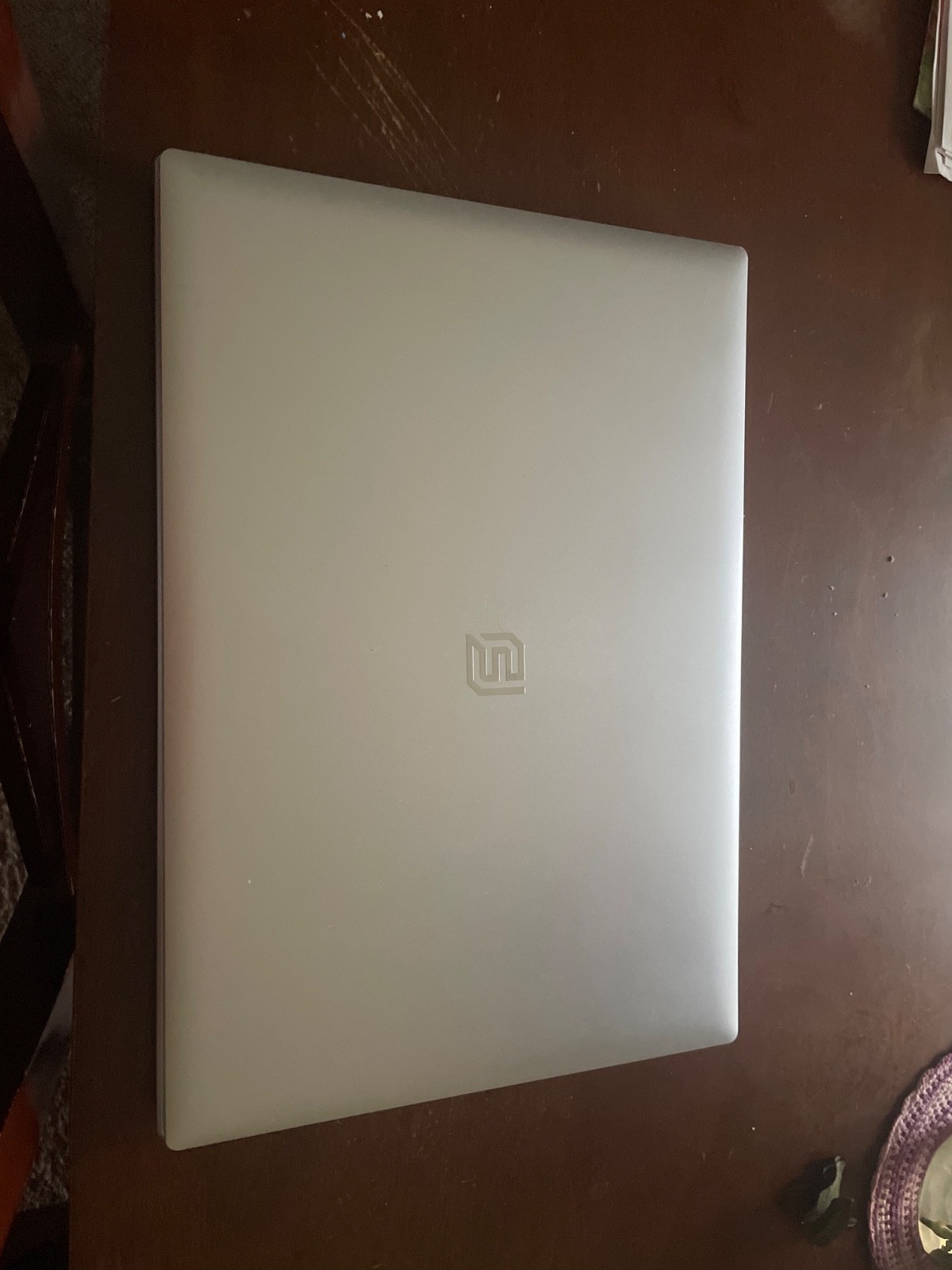 Gaming laptop, slightly used. Good condition. Grey. Medium size. Clean