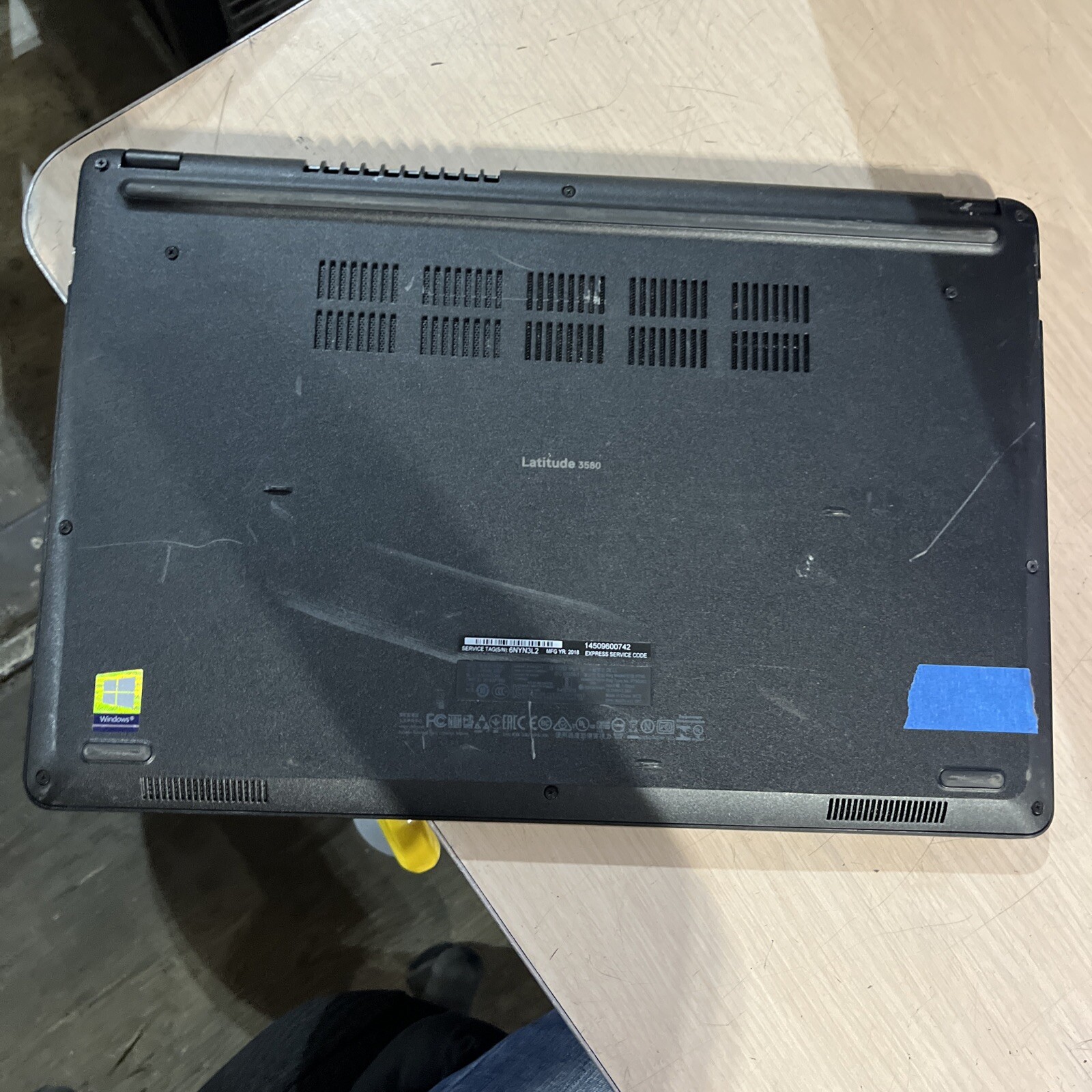 DELL LATITUDE3580 INTEL CORE I5-6200U 2.30GHZ 4GB RAM NO HD