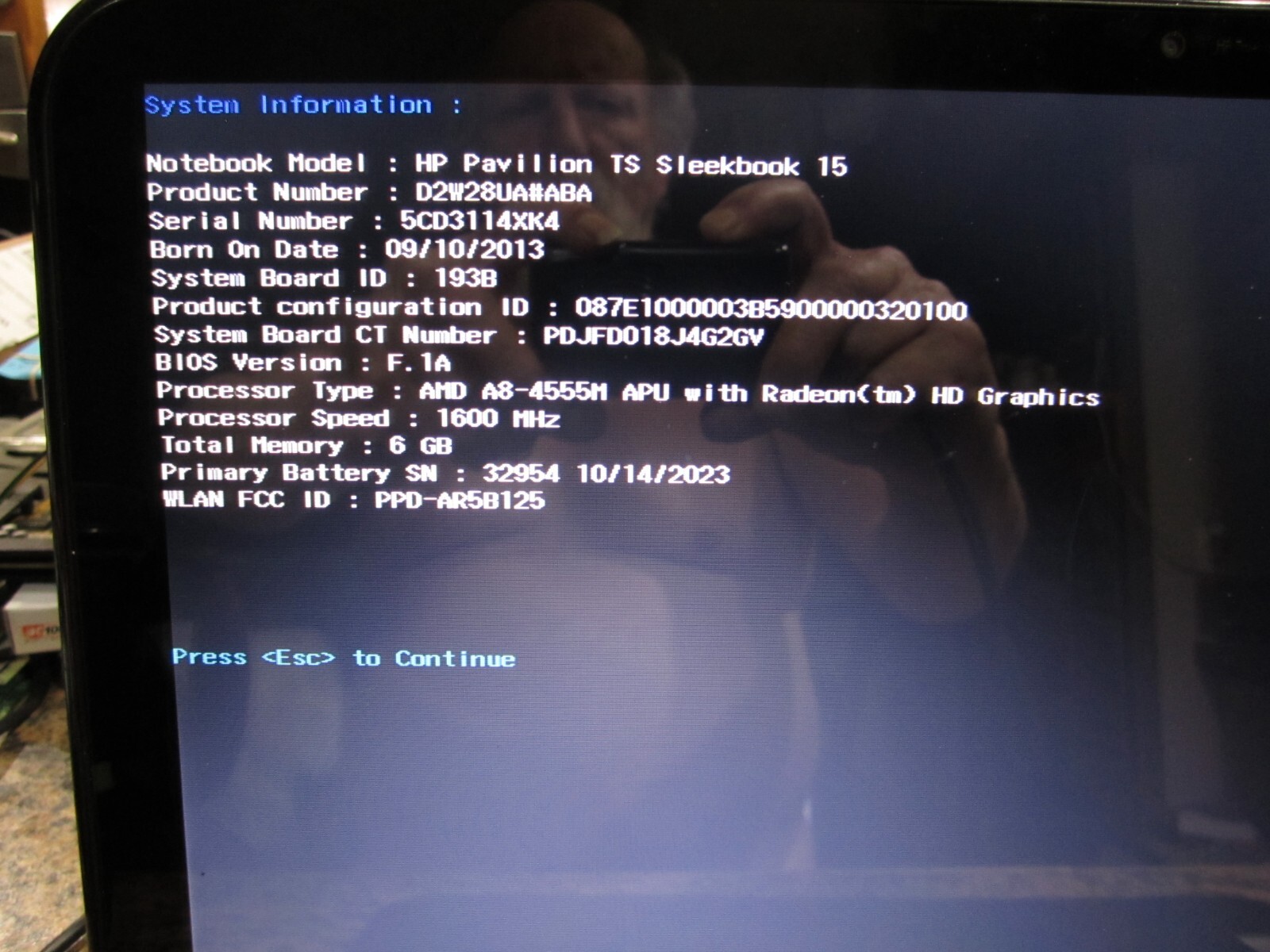 HP 15-b153nr Laptop Core 1.6 GHz 6GB RAM NEW 1 TB SSD WEB CAM Win 10 PRO