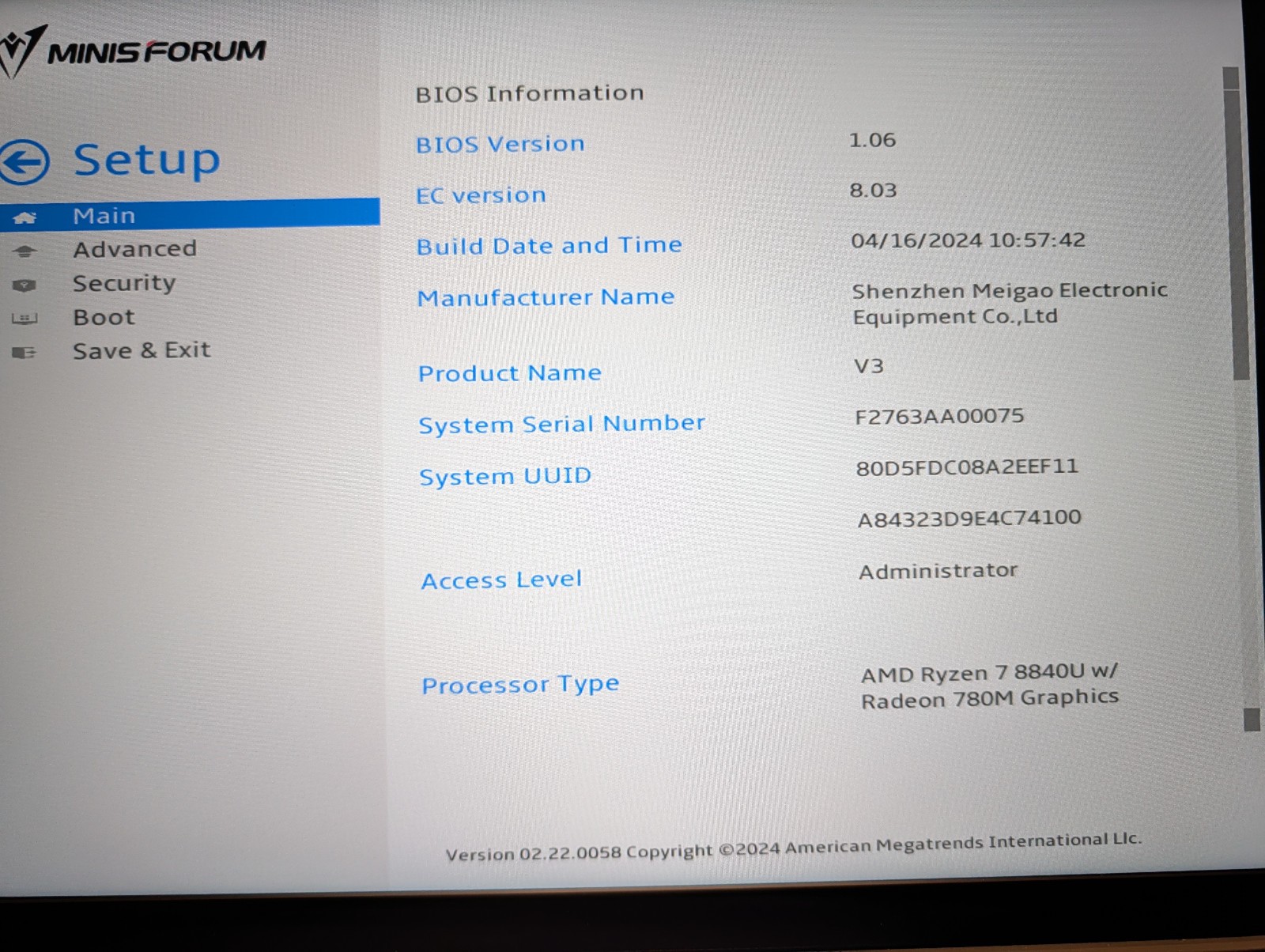 READ Bundle MINISFORUM V3 Laptop Tablet 32GB RAM, 1TB SSD, AMD 8840U