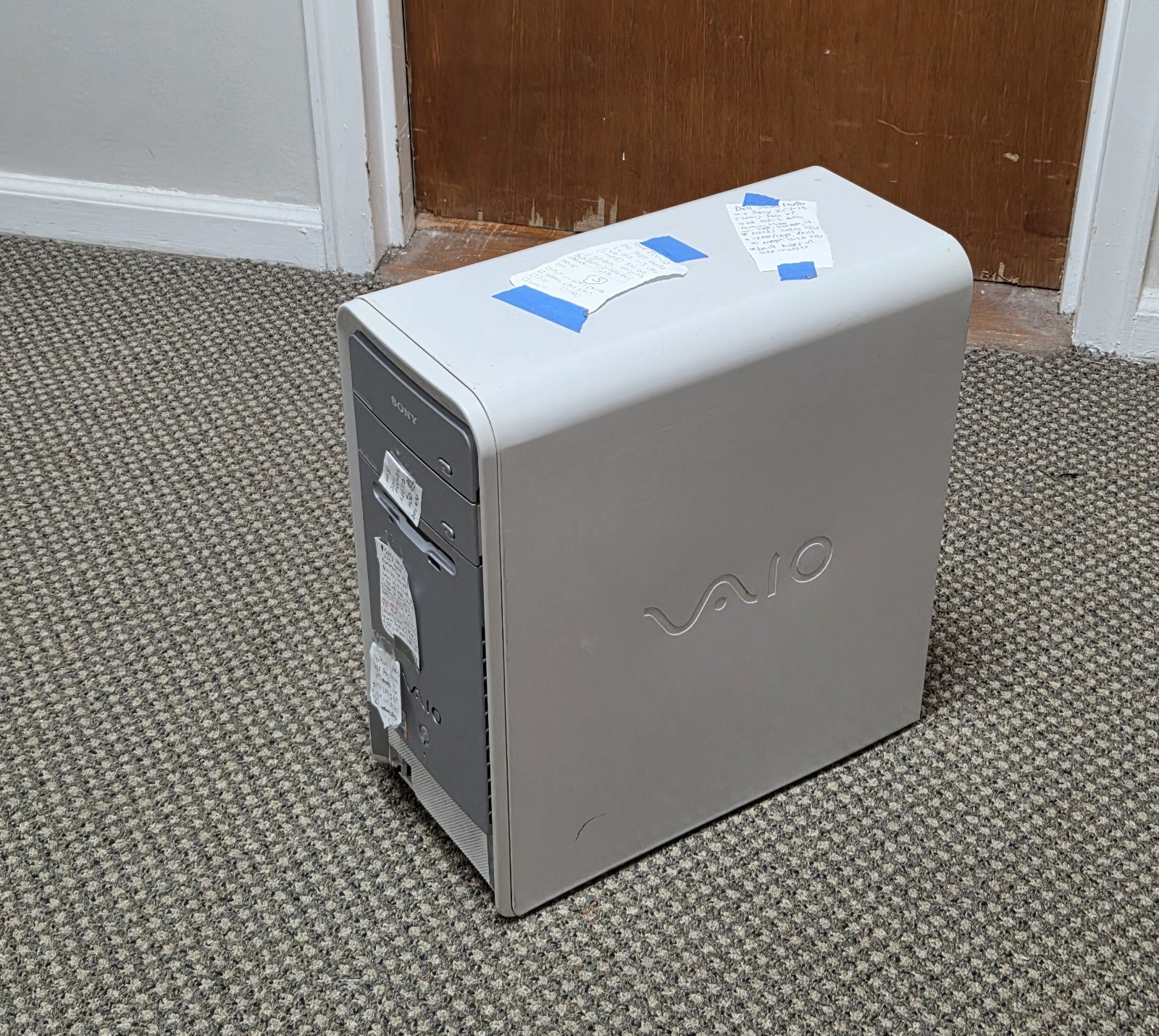 Sony Vaio PCV-12v With Dell 3020 Optiplex Mobo Plus 4130 CPU 3.4 Ghz, 240 SSD