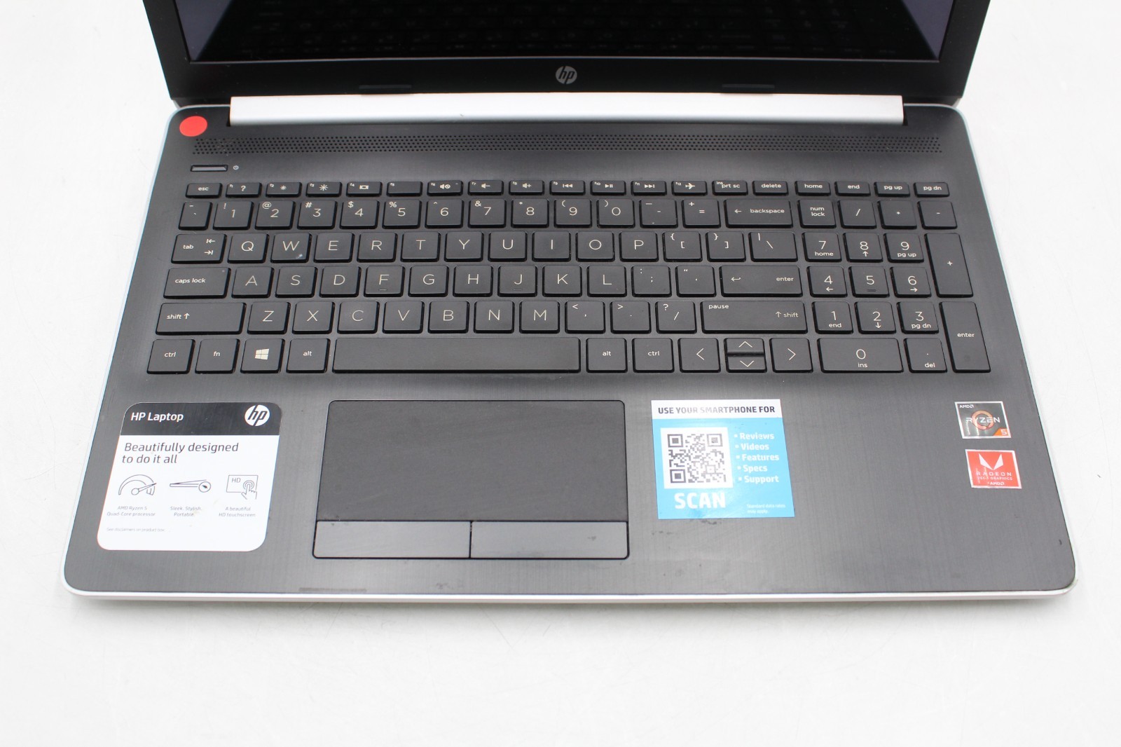 HP Laptop 15 15.6in 128 GB SSD 8 GB RAM AMD Ryzen 5 2500U No OS