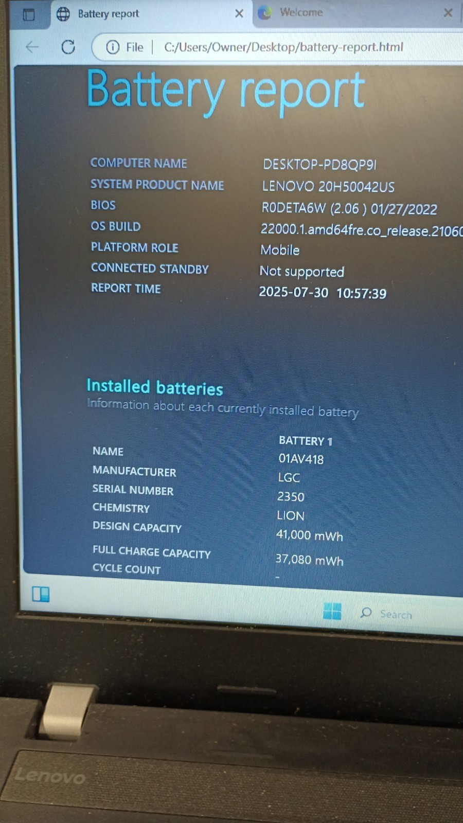 7297 ThinkPad E570 w/charger.i3-7100.Optical.8GB.500GB HDD.15.6″ .W11 Pro.Nice!!