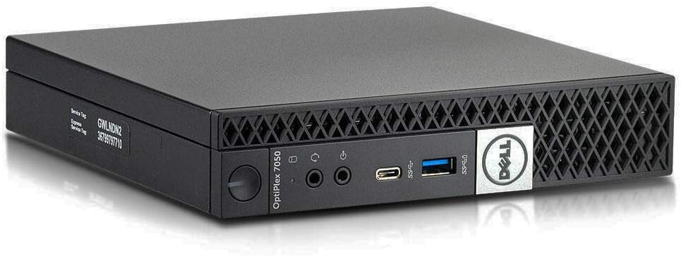 Dell OptiPlex 7050 Micro Intel Quad i5-6600T 2.7 GHz 8 GB RAM 128 GB SSD Win 10P
