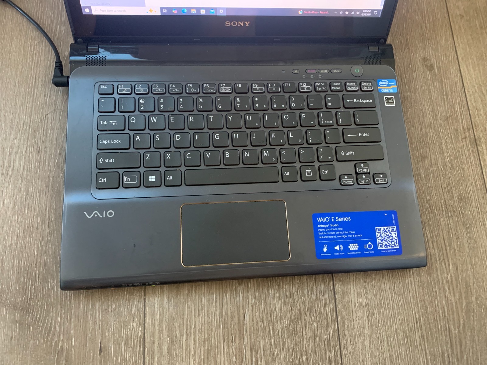 Sony SVE14AJ16L Laptop 14″ Intel Core i5-3230M 2.60GHz 8GB RAM 500GB HDD Win 10
