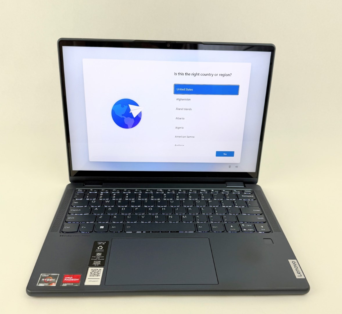 Lenovo Yoga 6 13ABR8 13″ 1920×1200 Touch Ryzen 5 7530U 8GB 256GB W11H