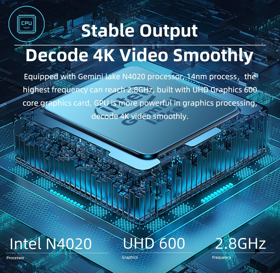 HeroBook Pro 14.1″ FHD Display 8GB RAM 256GB SSD Intel Celeorn N4020 Laptop
