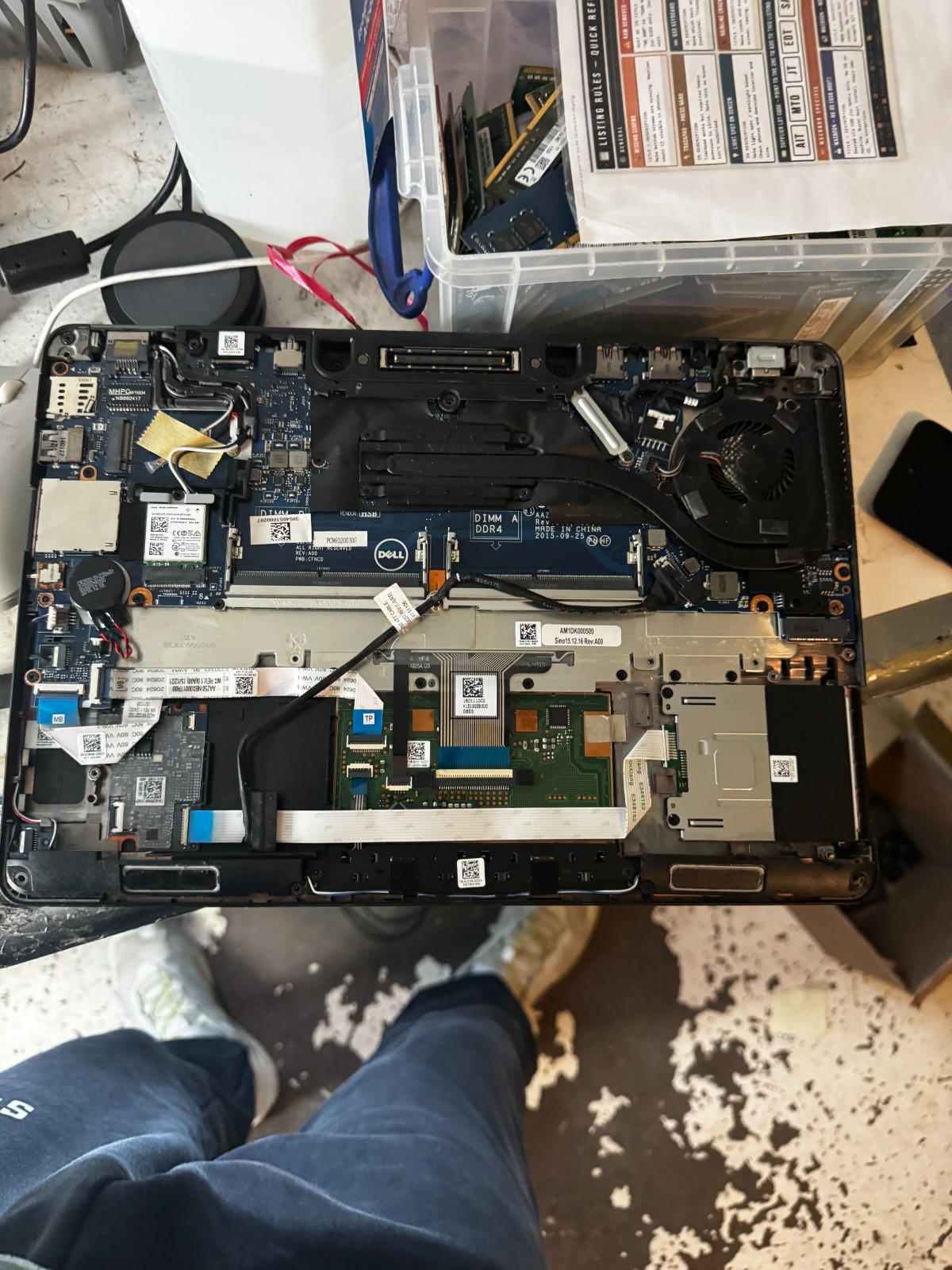 Dell Latitude E7270 Core I5 Laptop for Parts/Repair #5751