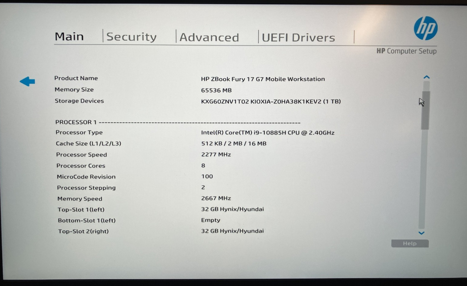 HP ZBook Fury 17 G7 NVIDIA Quadro RTX 4000 2.4GHz Intel Core i9-10885H 64GB 1TB