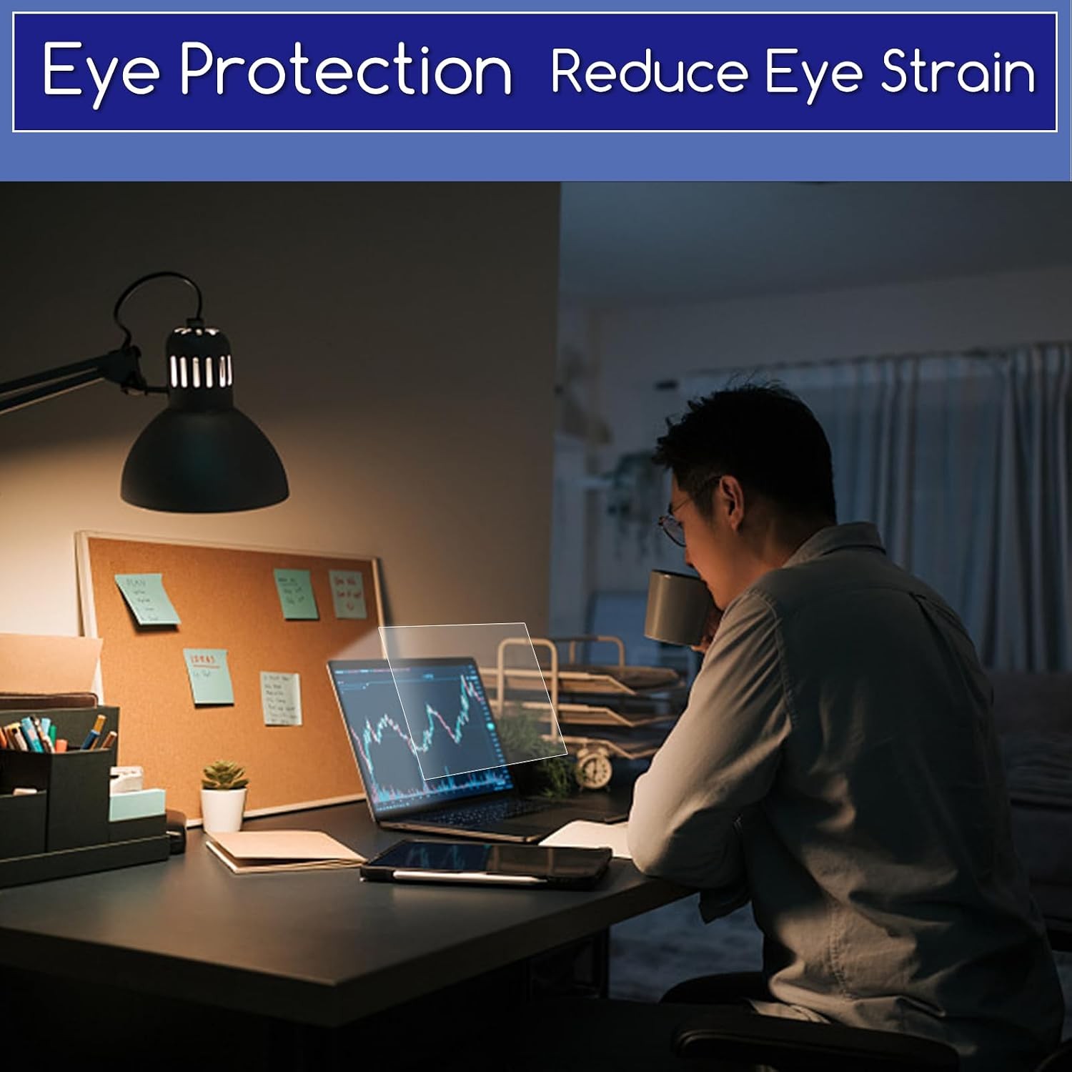 Anti-Glare Blue Light Blocking Screen Protector for Lenovo Slim 7i Aura 14″ Lapt
