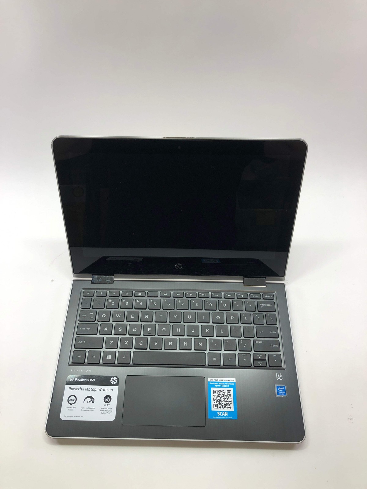 HP Pavilion X360 11.6″ Pentium Silver N5000 1.1GHz 4GB RAM 400GB HDD