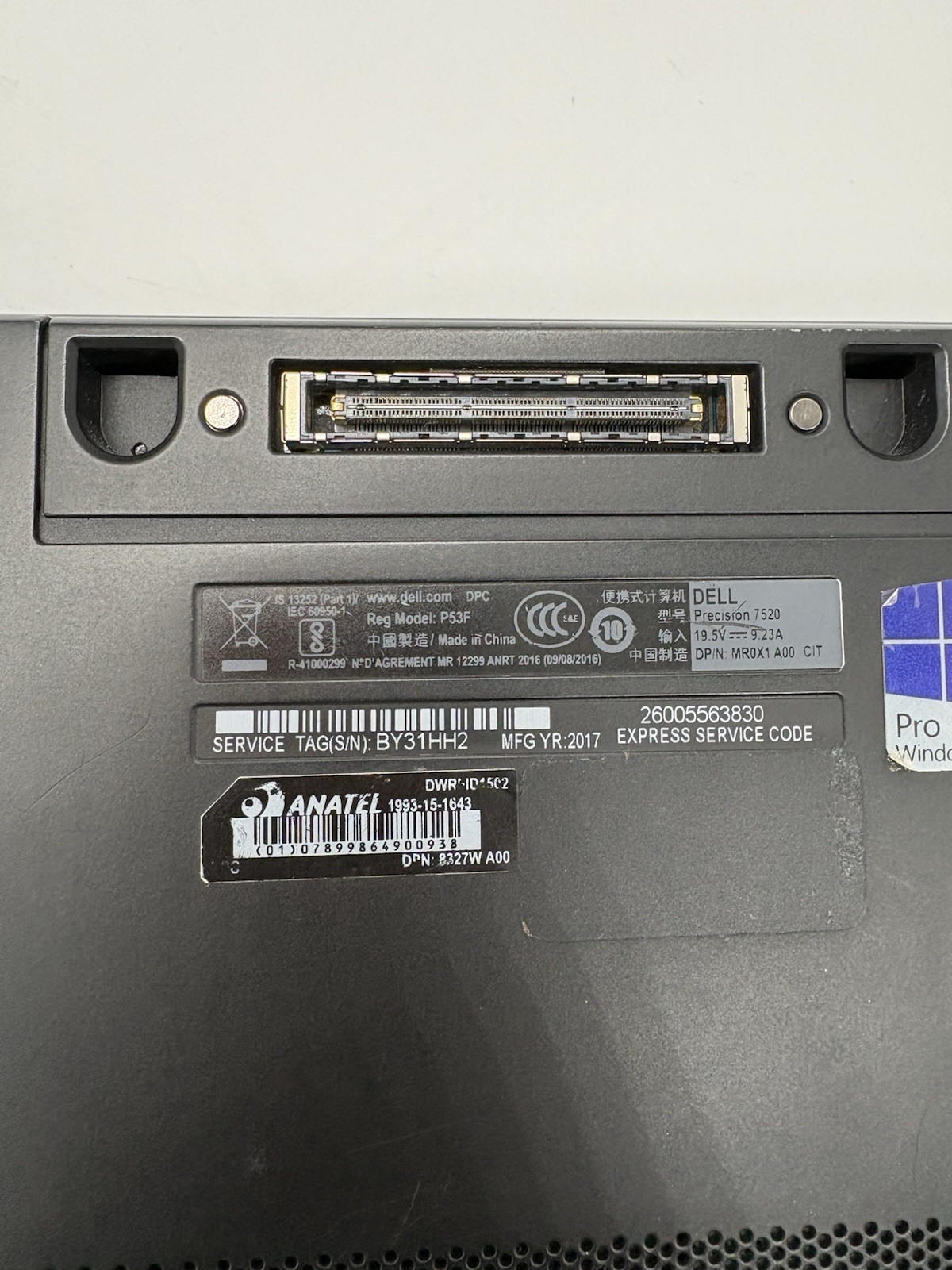 Dell Precision 7520 Xeon E3-1545M 16GB RAM 256GB SSD 500GB HDD Win11Pro