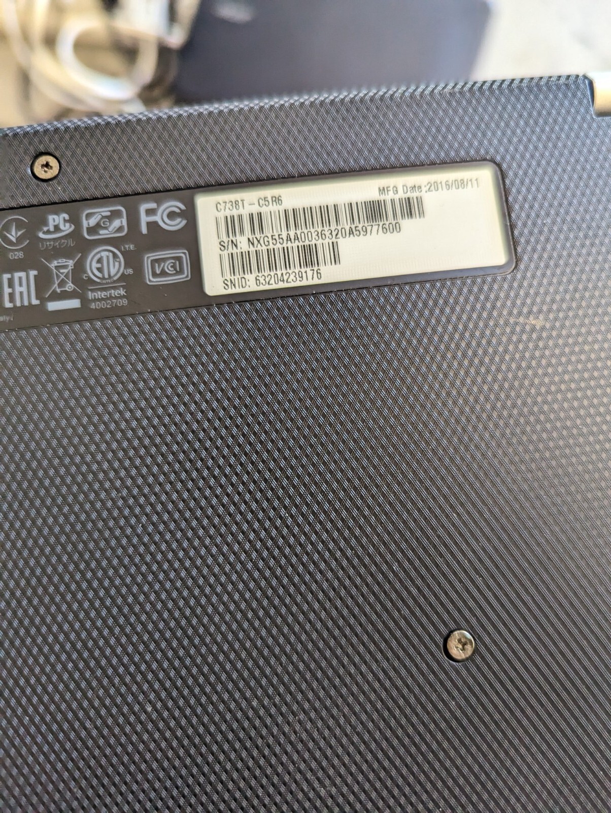 Acer Chromebook R 11 C738T-C5R6, N15Q8 11.6″ Touch-screen 4GG RAM 32GB
