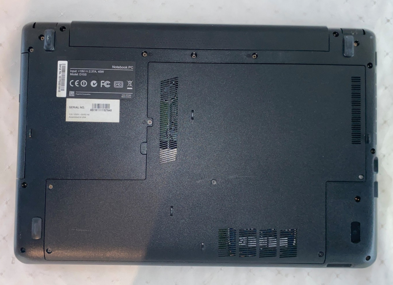 Intel i7-6500U, 16GB RAM, 275GB SSD, Laptop Notebook Pegatron D15S