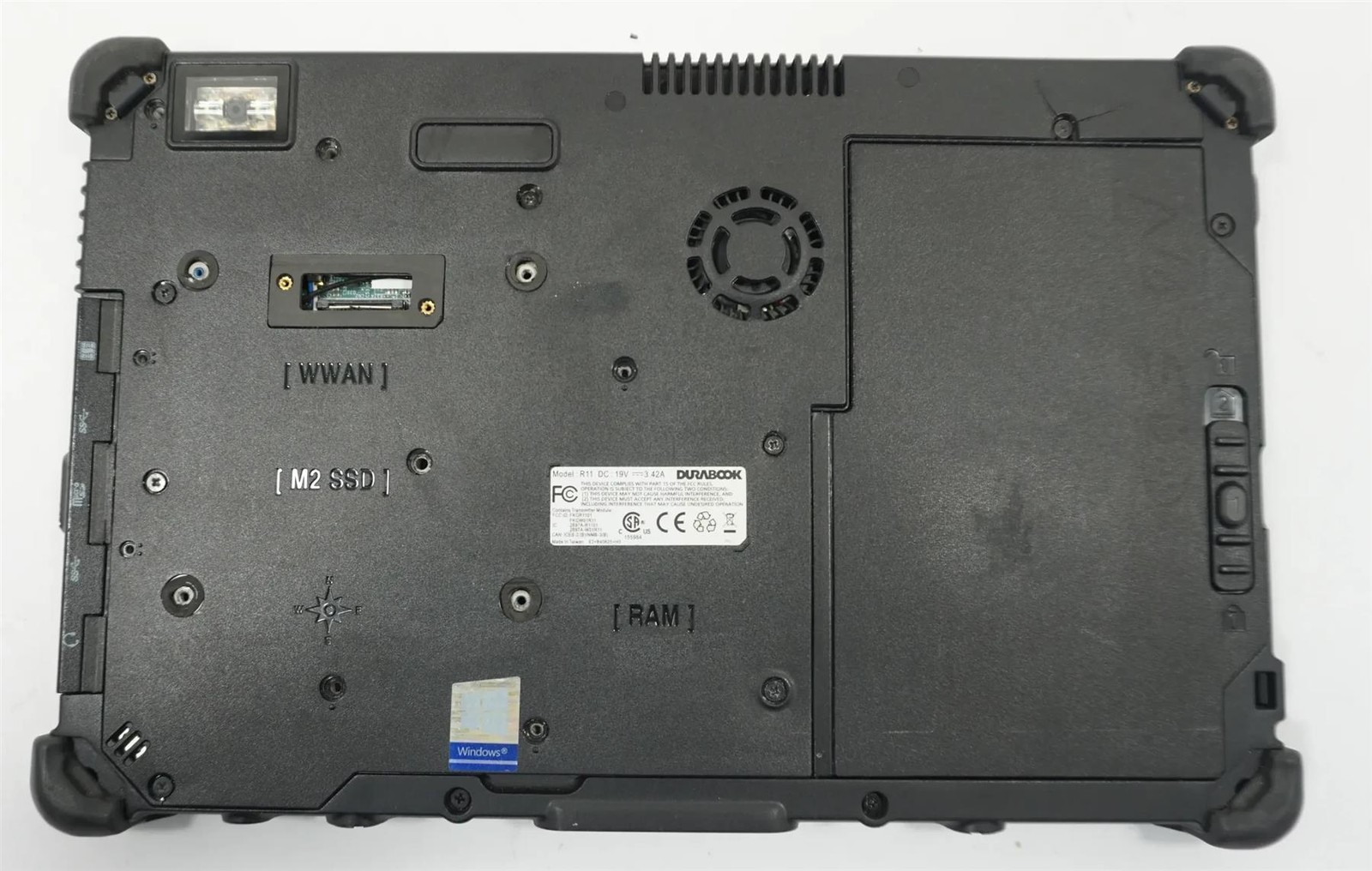 DURABOOK R11 Rugged 11.6″ Core i5-8250U 1.6GHz 8GB 256GB Touch