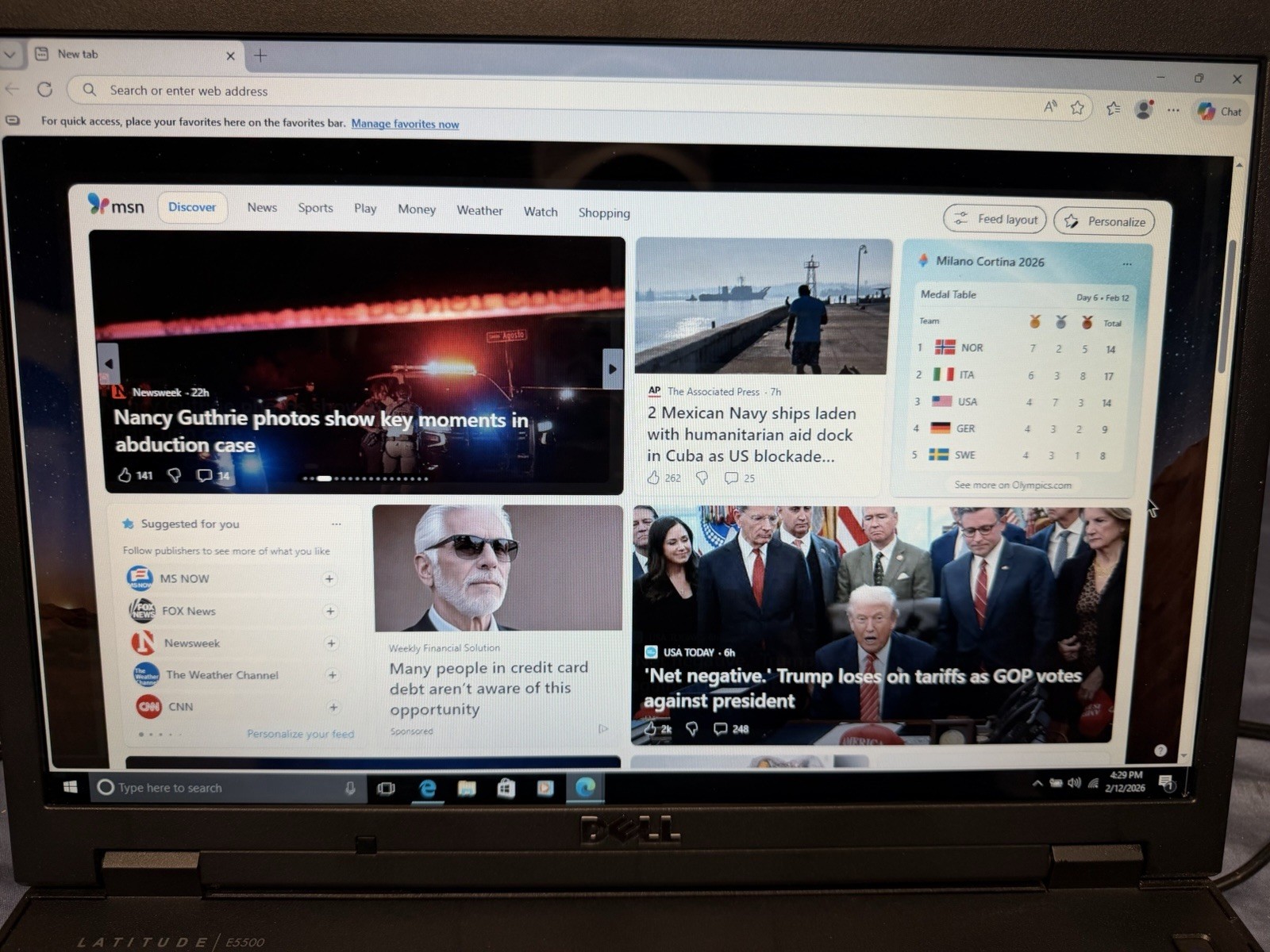 Dell Latittude E5500 Laptop #001