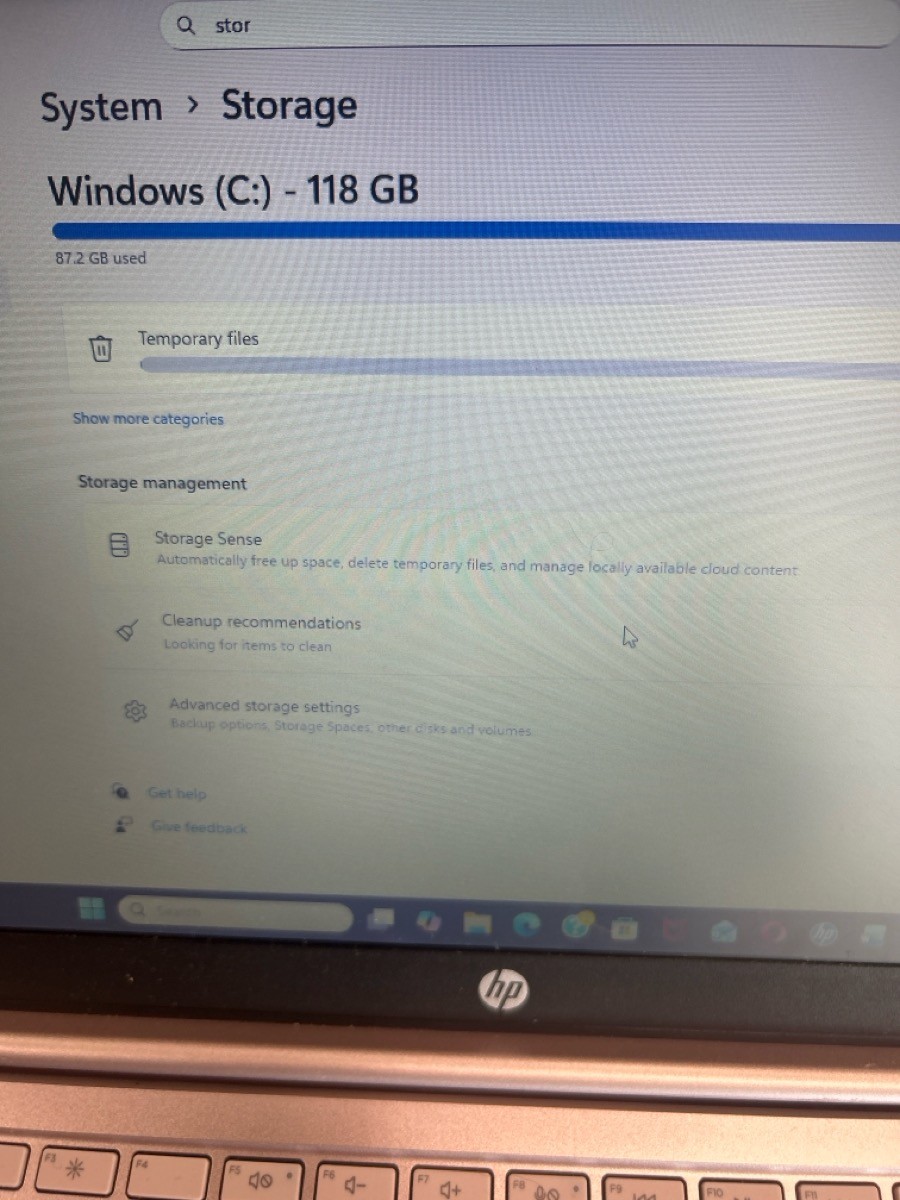 HP14 WIN11 128SSD 4GB INTEL N150 WITH POWER CORD SEE PHOTOS FOR COND (P20035293)