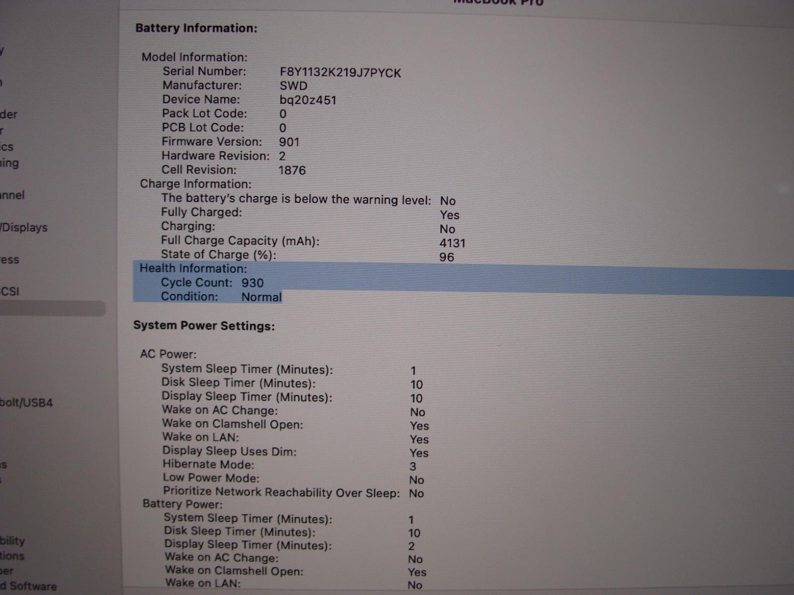Apple MacBook Pro 13″ (2020) A2251/BTO i7-1068NG7 2.3GHz 16GB 512GB OS Sonoma