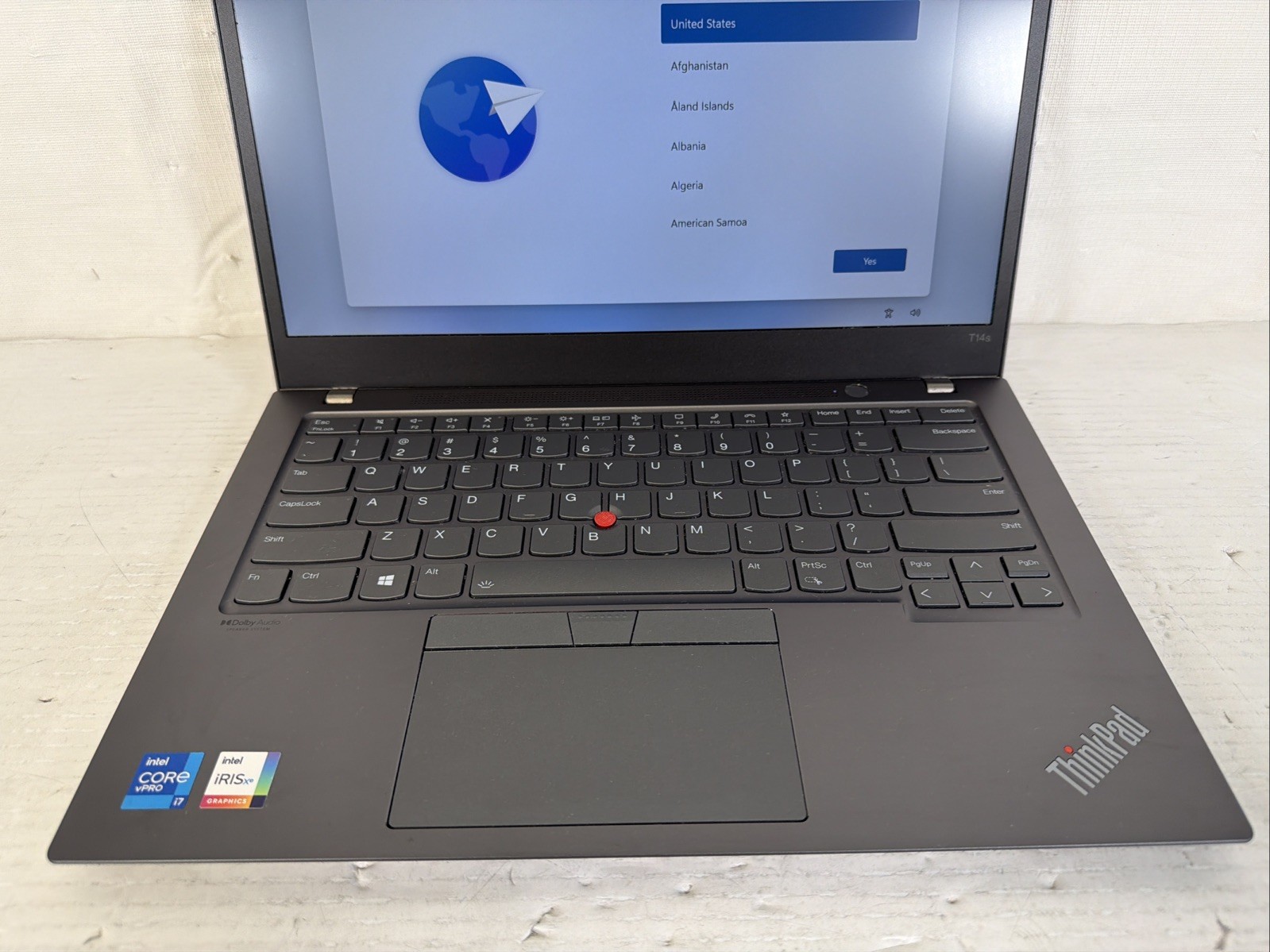 Lenovo ThinkPad T14s Gen 2 Laptop i7-1185G7 16GB 14 FHD 256GB NVMe Win 11 Pro