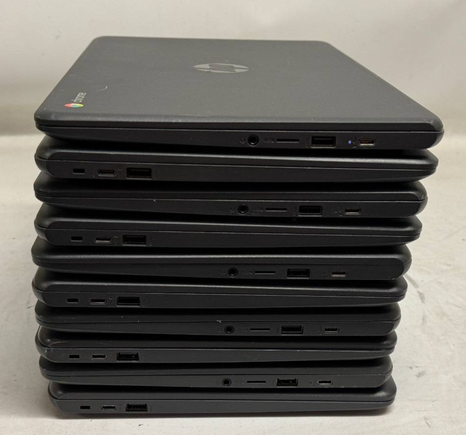 HP Chromebook 14 G5 14″ (N3450 – 8GB RAM – 64GB Storage) – Lot of 10