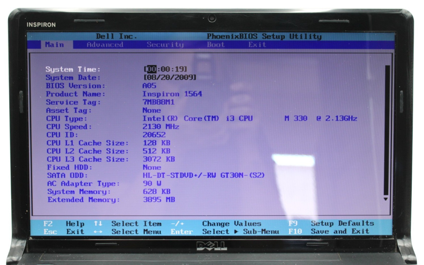 Dell Inspiron 1564 i3-330M@2.13GHz 4GB DDR3 NO STORAGE OR OS *USED/TESTED*