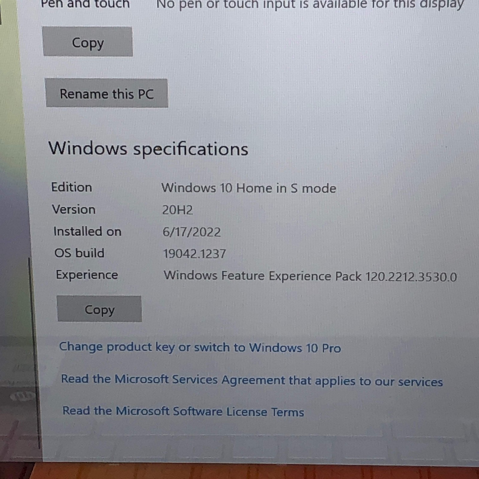 Broken HP Laptop 14-DQ1043CL 14″ i3-1005G1 1.19Ghz 8GB RAM 256GB SSD/ Marks Scre