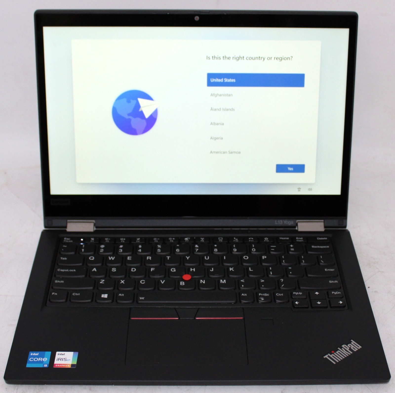 Lenovo ThinkPad L13 YOGA Gen2 2-In-1 Laptop i5-1135G7 2.40GHz 16GB RAM 256GB SSD
