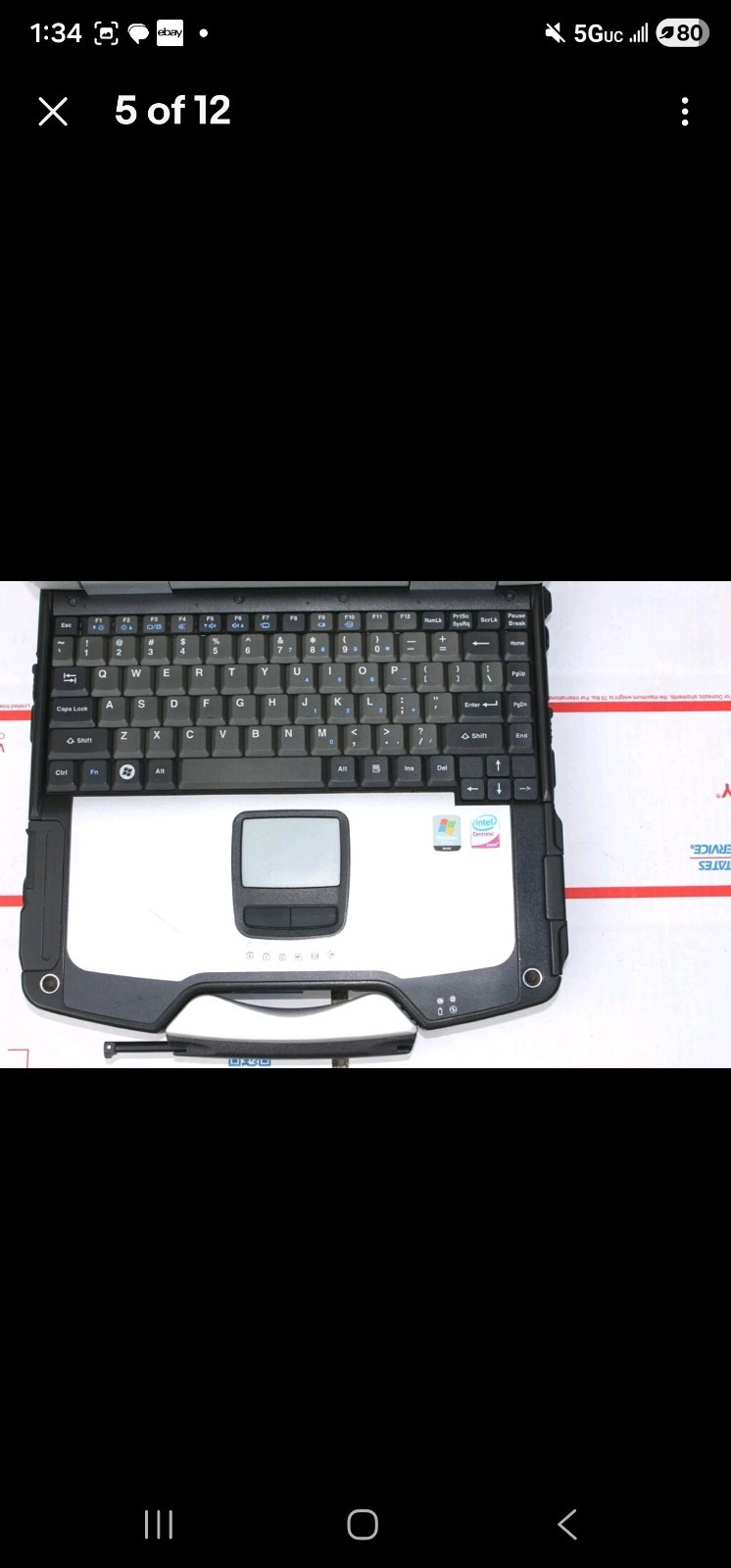 PANASONIC CF-30 L7500 2 DUO 1.6GHZ/ NON-TOUCH/ NO DVDROM/ WINXP PRO /320GB HD/