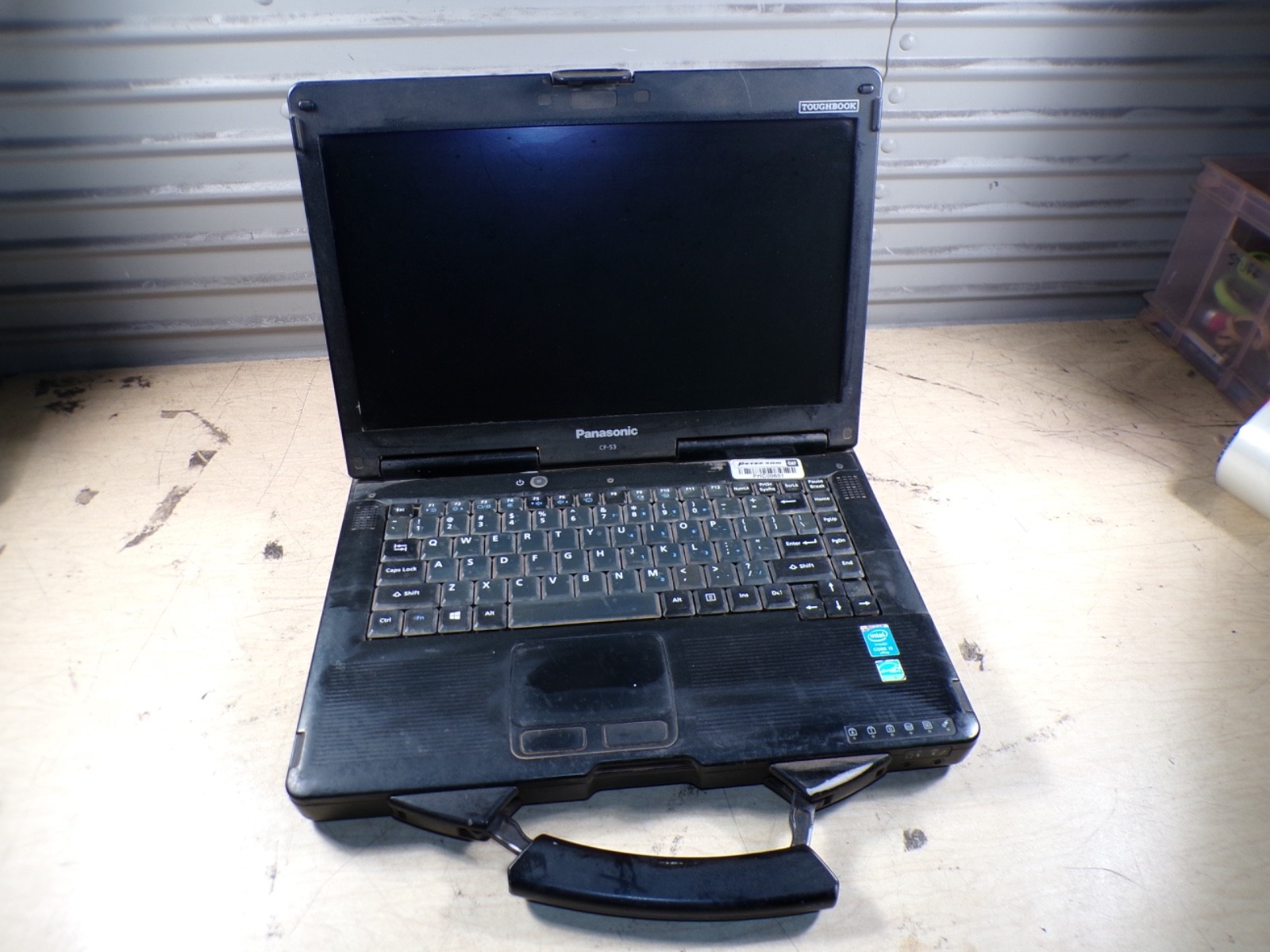 PANASONIC CF-53 I5 8GB RAM **UNTESTED **NO HD/ NO CADDIE/ NO OS/ NO CHARGER