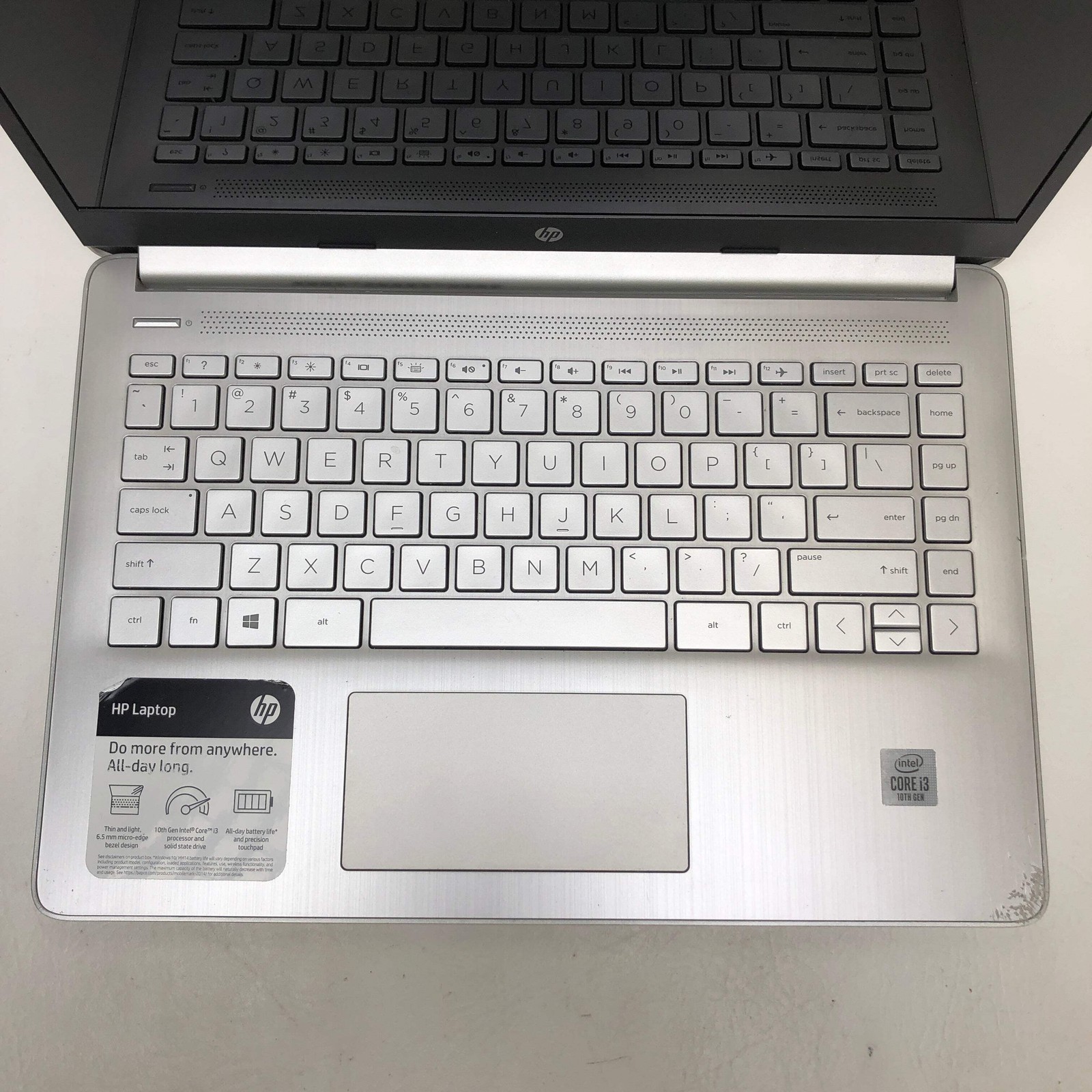 Broken HP Laptop 14-DQ1043CL 14″ i3-1005G1 1.19Ghz 8GB RAM 256GB SSD/ Marks Scre