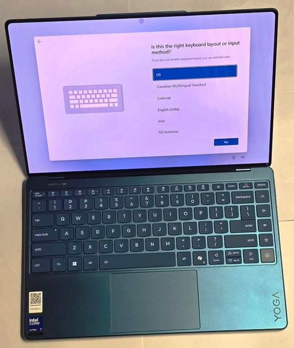 Lenovo Slim 9i 83CX0005US Ultra 7-258V, 32GB RAM 1TB SSD, 14.0″ 4K 3840×2400