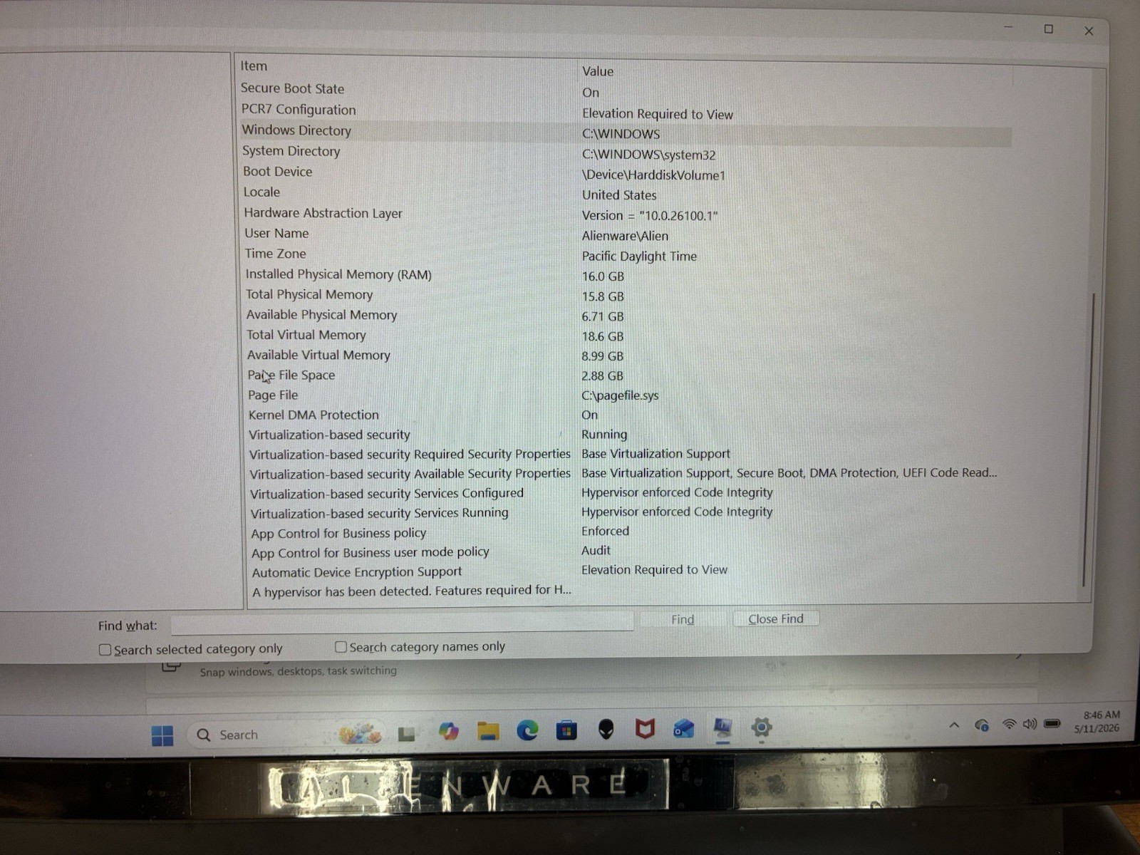 Alienware m15 R4 Gaming Laptop Intel Core i7 16GB 1TB SSD RTX GPU Win 11 -MINT!