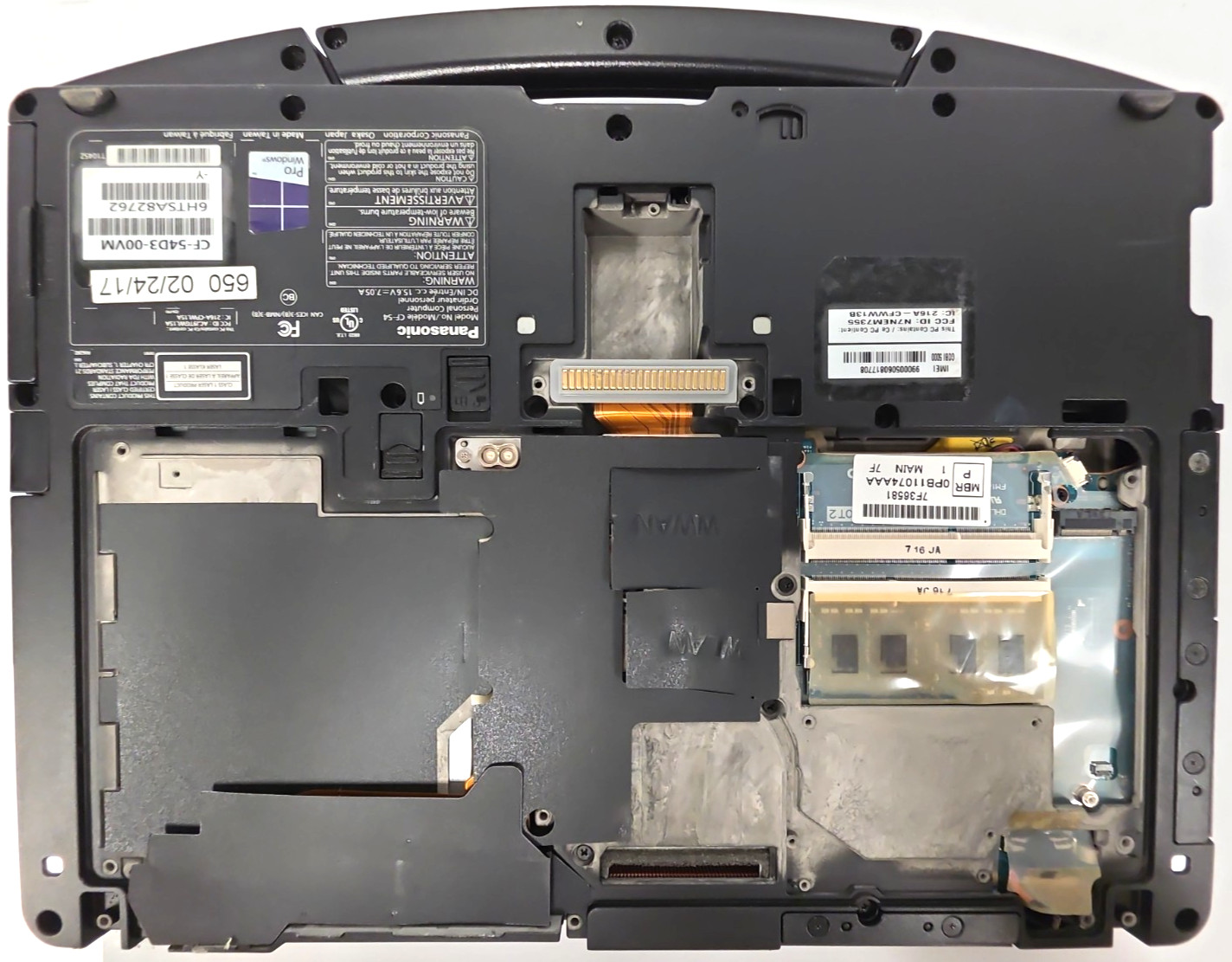 Panasonic CF-54| Intel Core i5-6300U 2.40GHz| 4GB RAM| No HDD| No OS| 1080 Hours