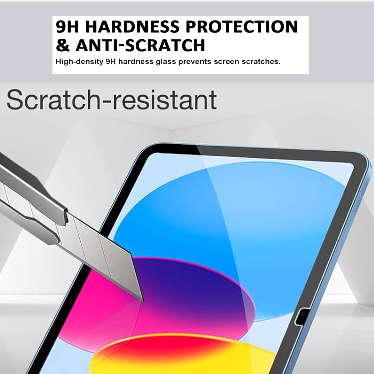 iPad A16 2025 11-inch/10.9 Screen Protector, HD Clear Tempered Glass Film Guard