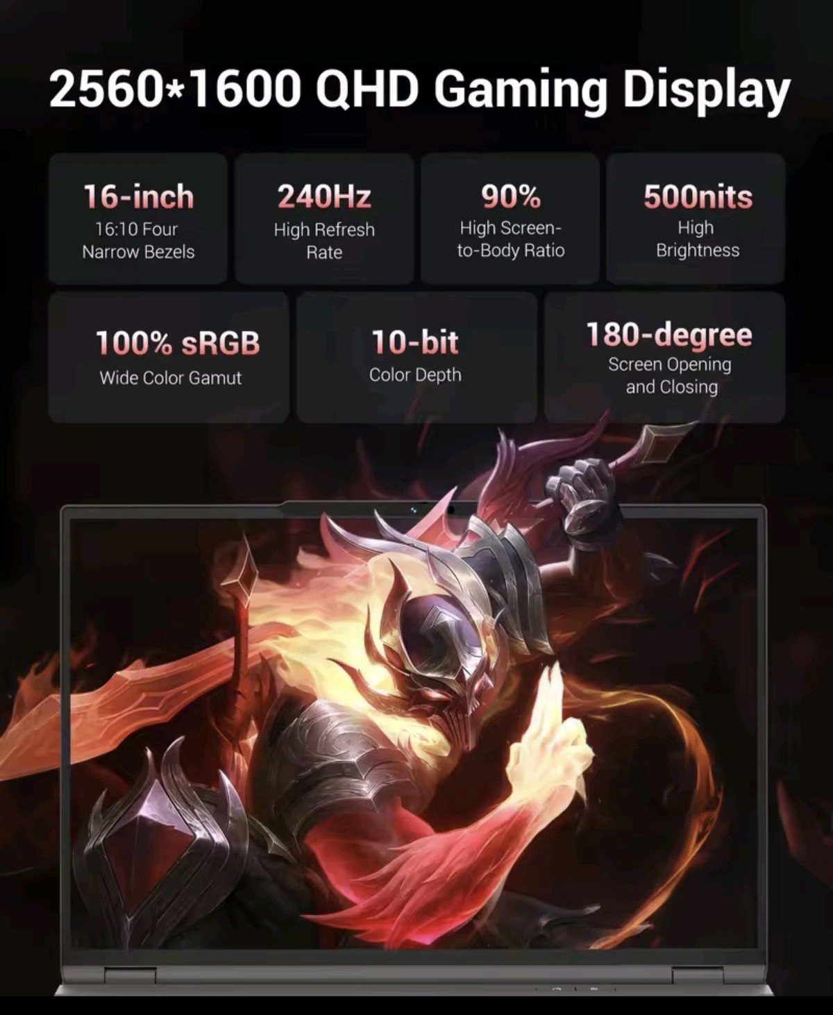FIREBAT Huan 16 Pro Gaming Laptop – AMD Ryzen 7 H255, RTX 5060 8GB, 16GB DDR5…
