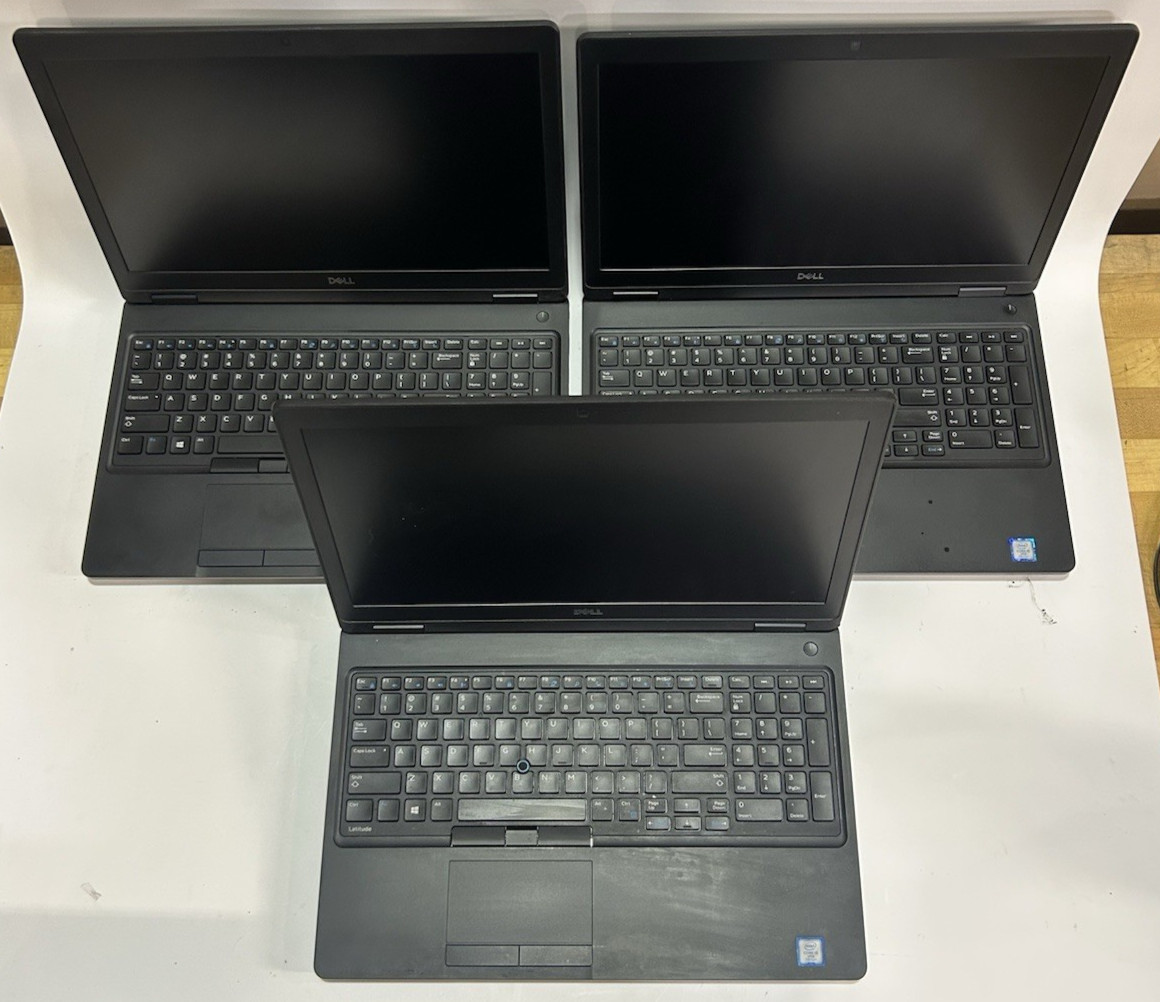 LOT OF 7 Dell Latitude 5580 & 5590 Laptops Intel i5-7300U – 8GB – 256GB – W11P