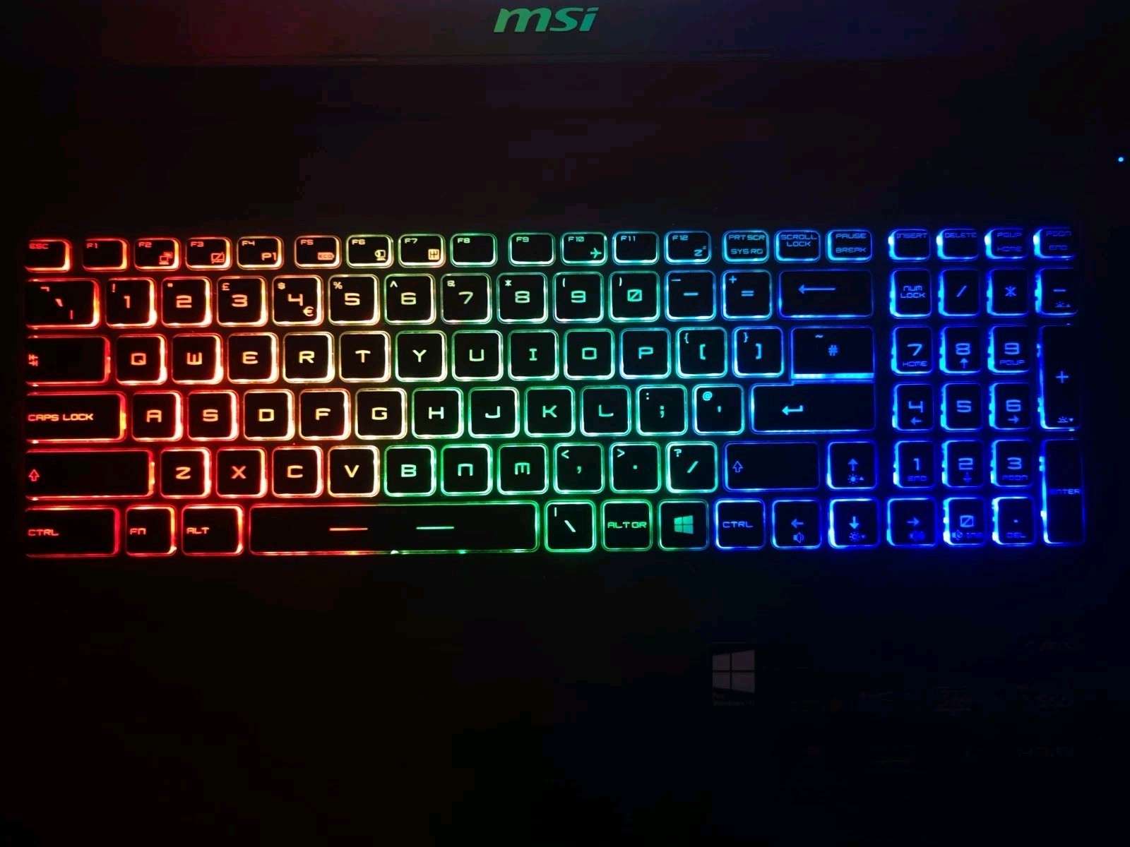 Core i7 Gaming Laptop Msi With 20GB RAM 750GB Storage M.2 SSD And HDD VR Ready