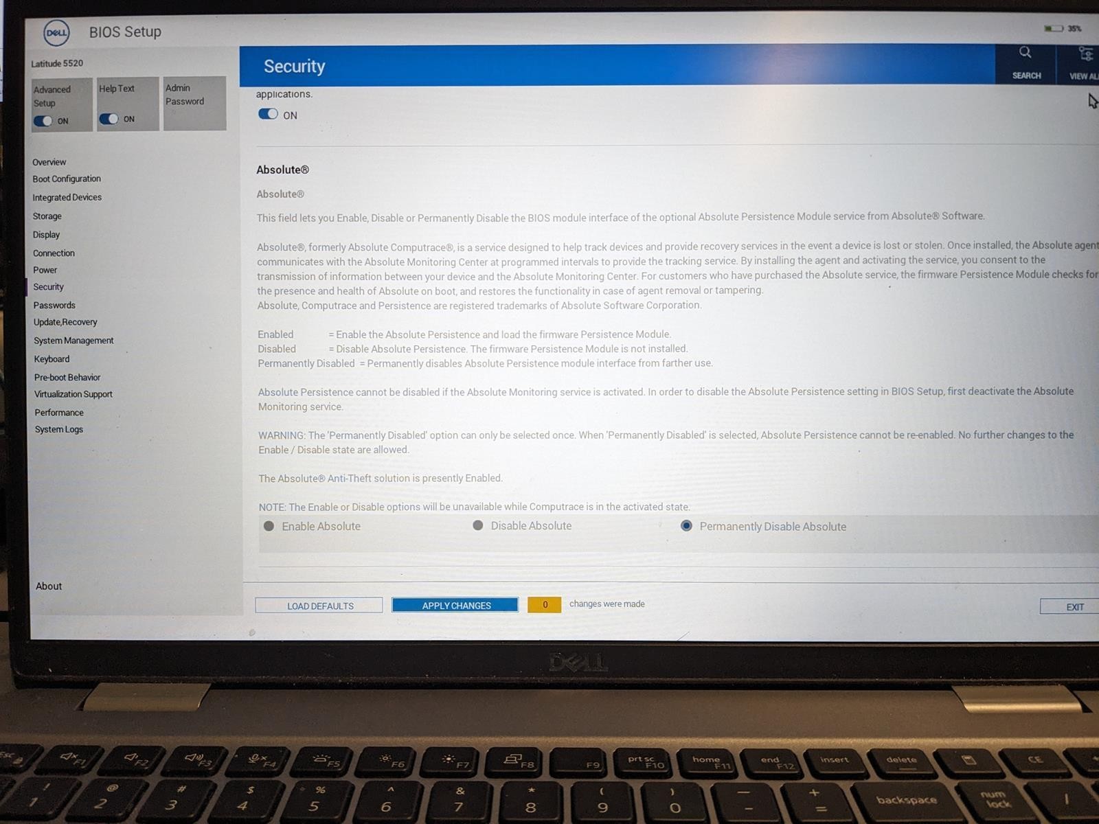 DELL LATITUDE 5520 i5-1145G7 @ 2.60GHz, 8GB RAM, NO HDD/OS – (FOR PARTS)