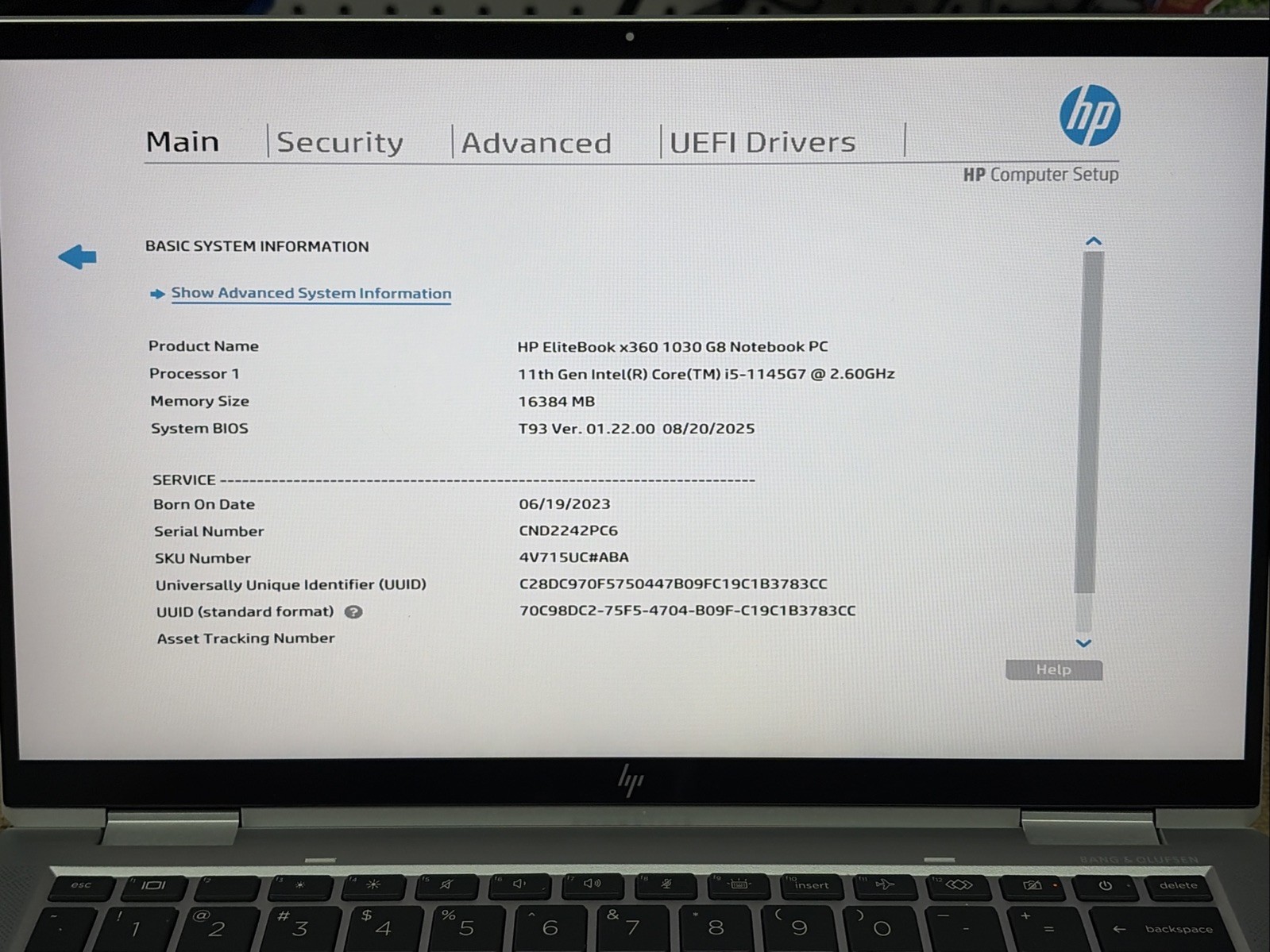 HP EliteBook x360 1030 G8 13.3″ FHD Touch i5-1145G7 16GB RAM 256GB SSD No OS