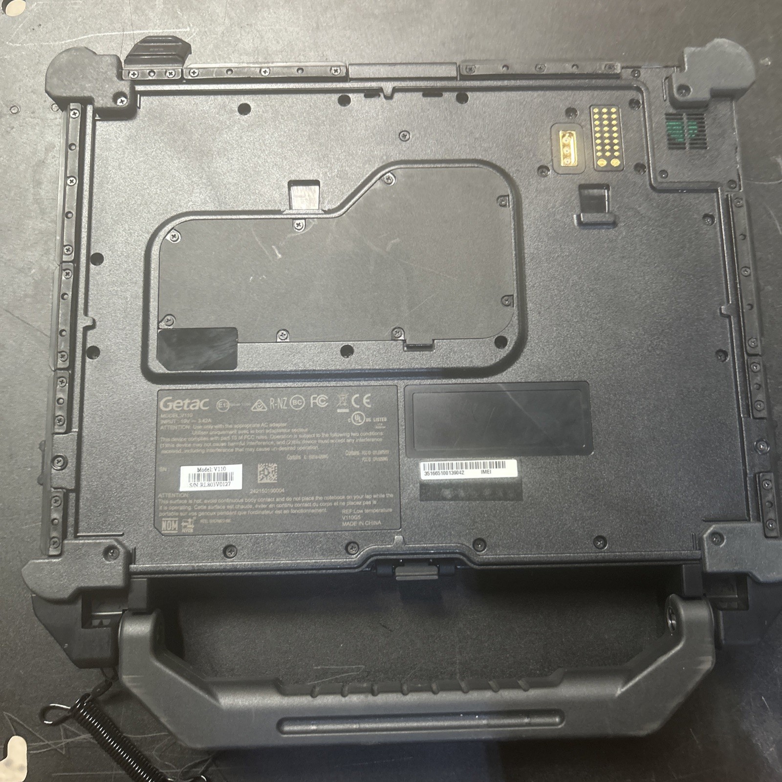 Getac V110 G5 Rugged Laptop – 16GB RAM *NO HD* *NO OS* NO CHARGER
