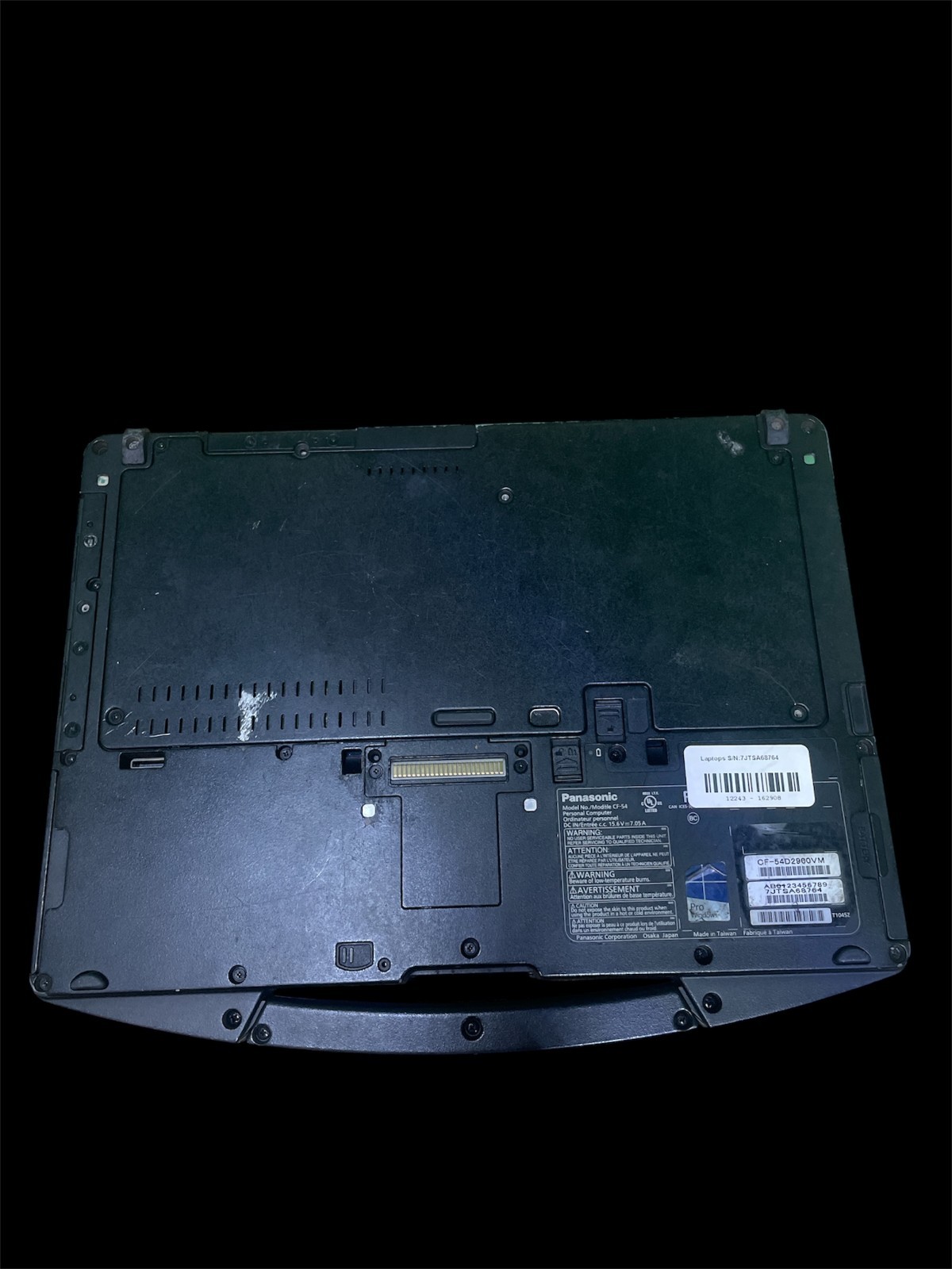 Panasonic Toughbook CF-54D2900VM – SSD Removed – Missing Parts – AS-IS / For Rep