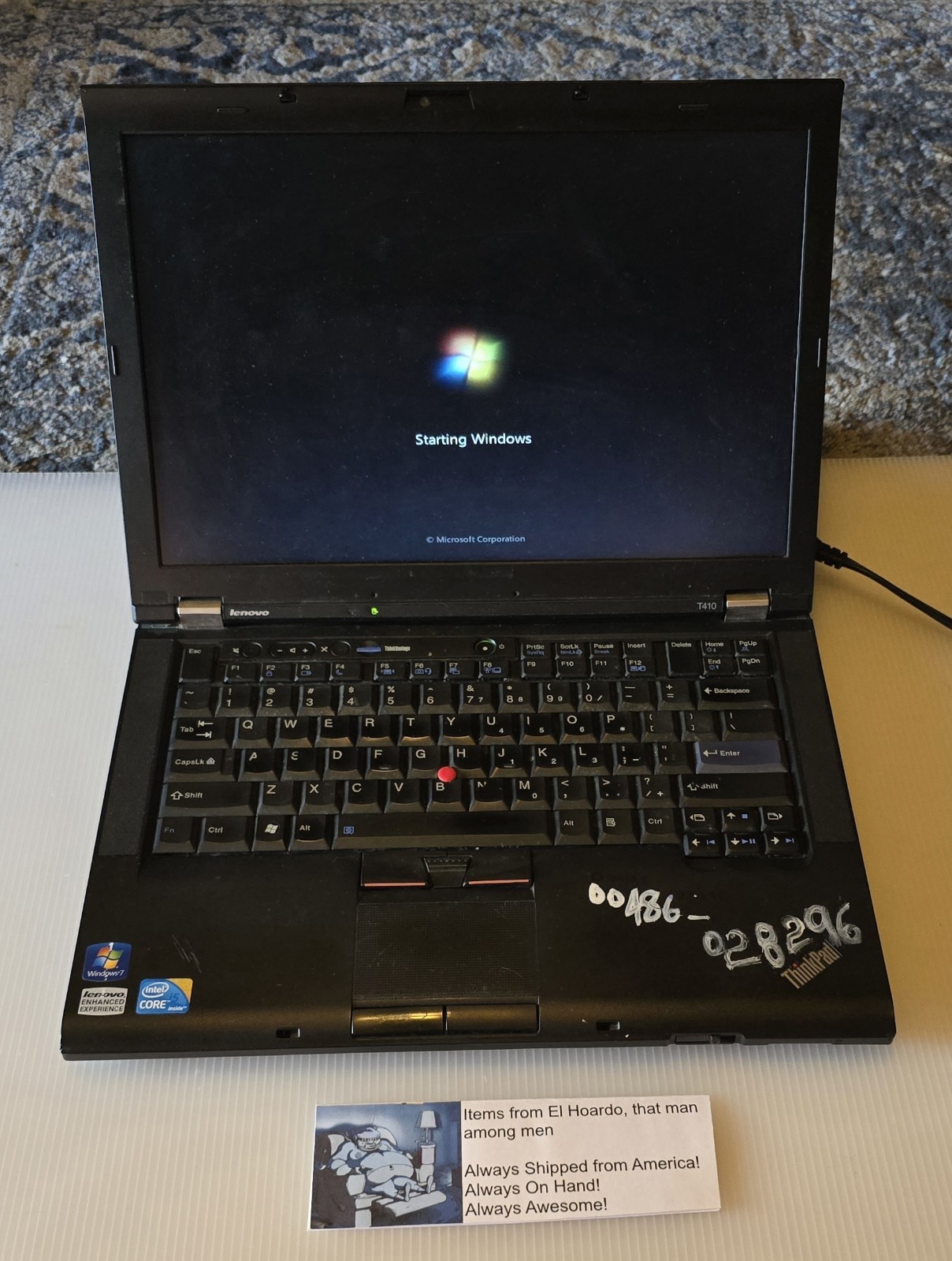 Lenovo ThinkPad T410 14″ Laptop, i5-M520/6GB RAM/500GB HDD/Windows 7 Pro