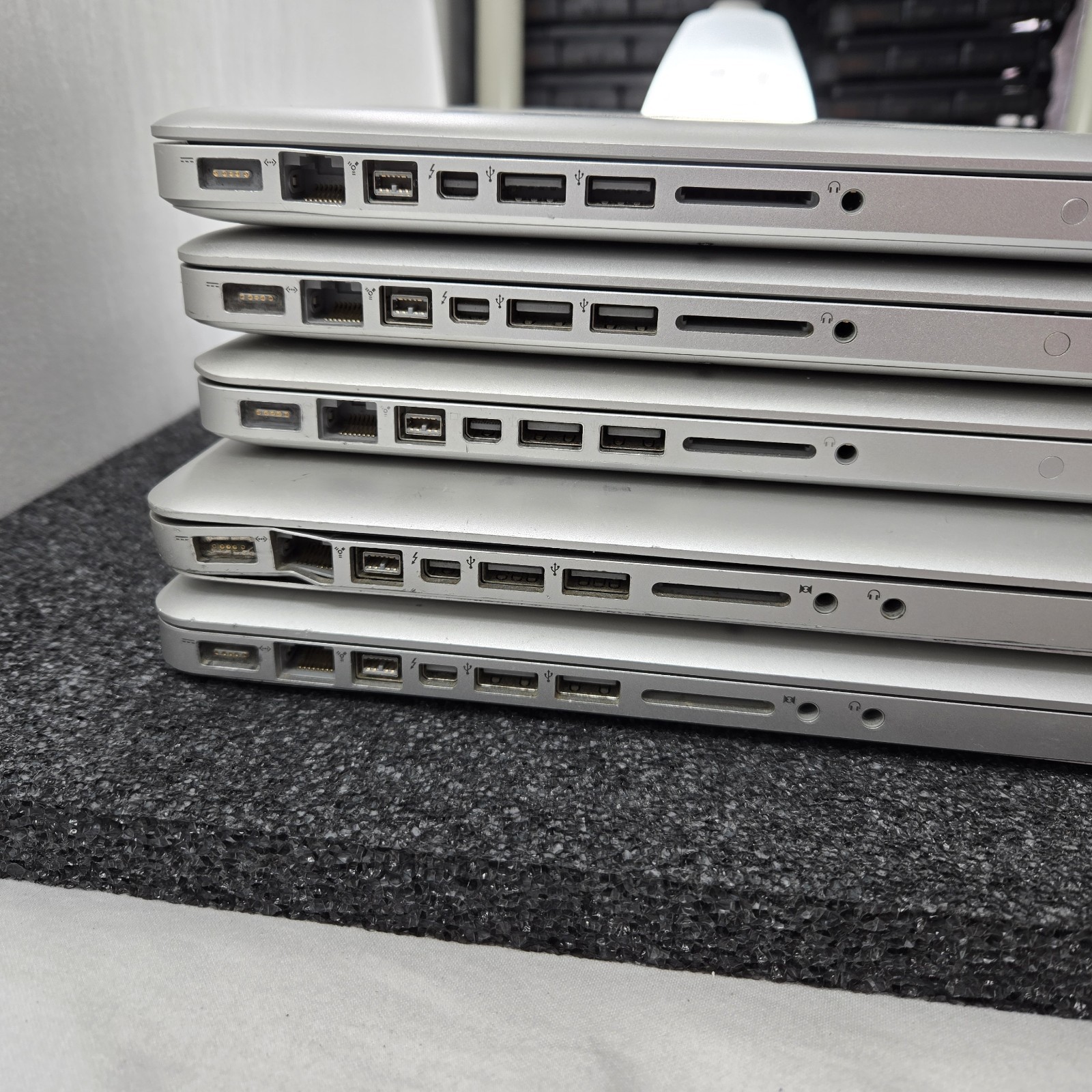 Lot of (5) Apple MacBook Pro A1278 / A1286 intel i5 – Mixed condition — PARTS